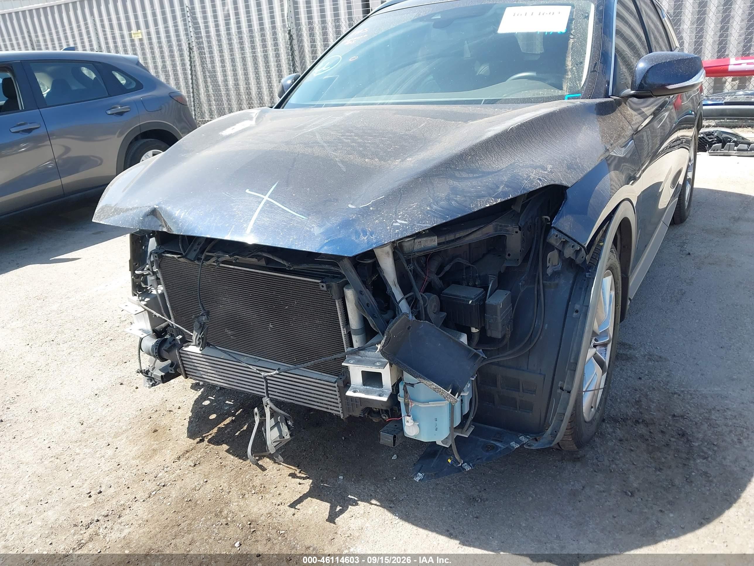 2019 Infiniti QX50 VIN 3PCAJ5M10KF133508 IAAI salvage auction — Front End, Salvage (California), sold $3,050 on 2026-09-24 (photo 6)