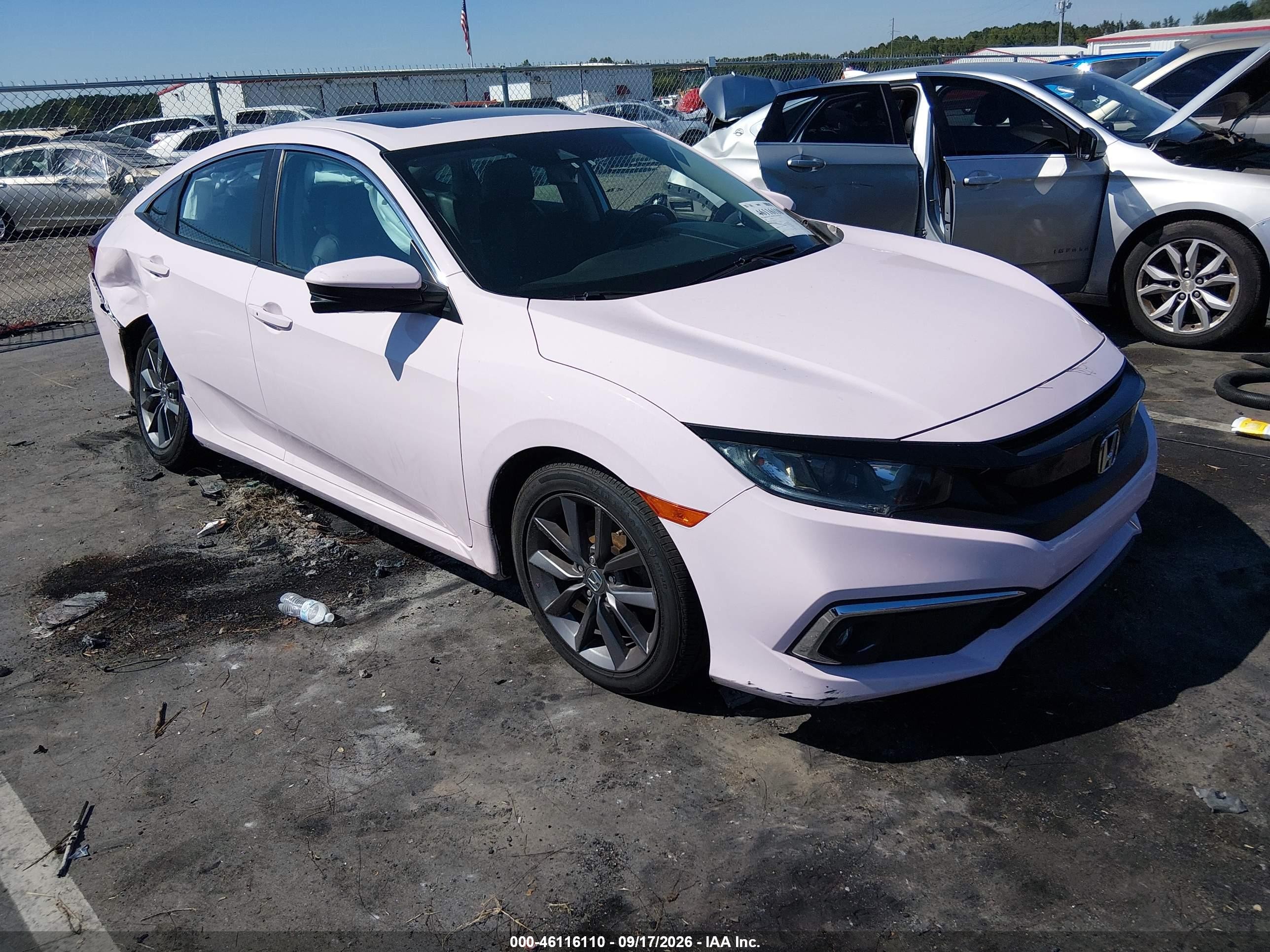 2021 Honda Civic VIN 19XFC1F76ME203189 — IAAI salvage auction photo