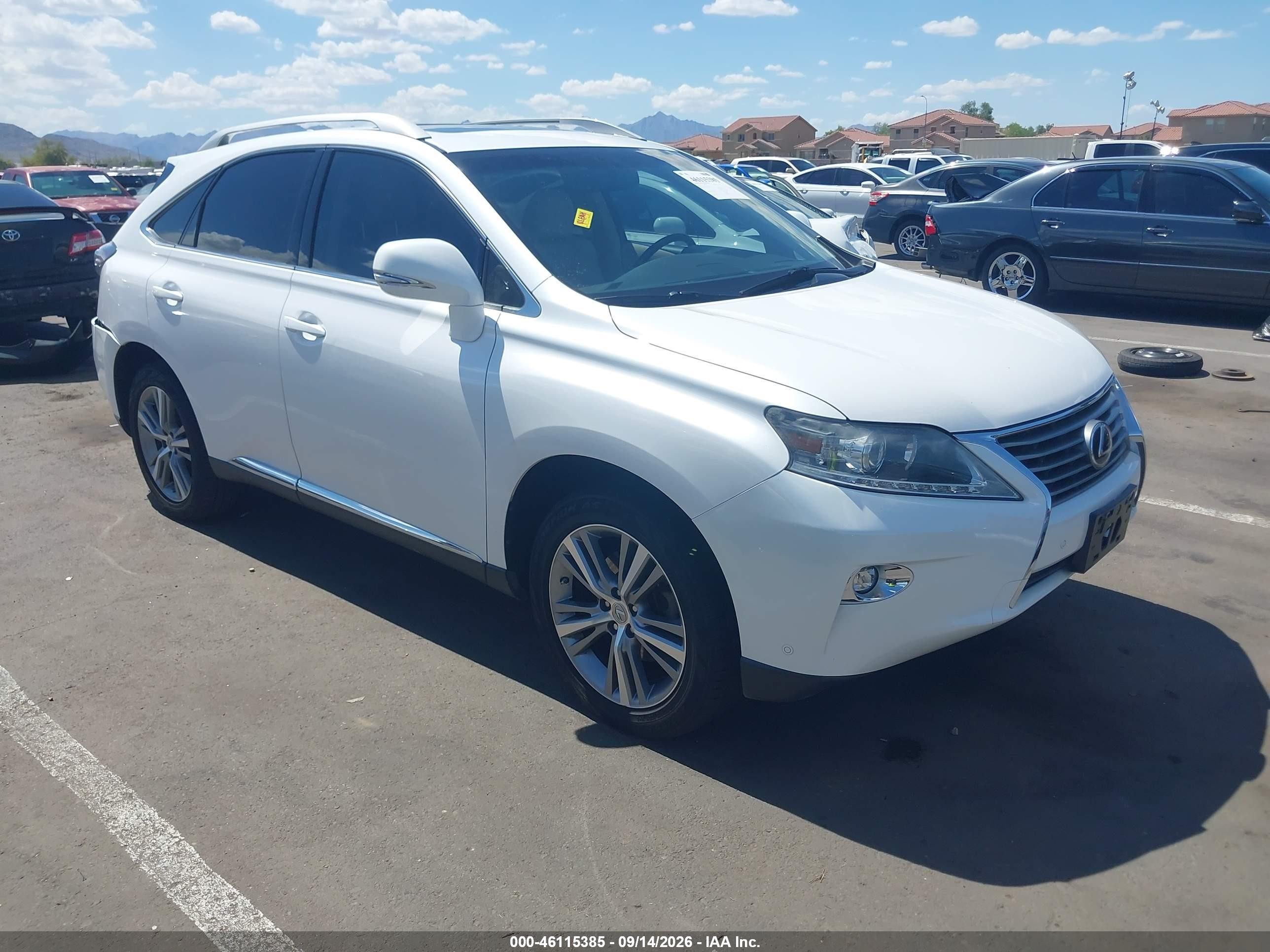 2015 Lexus RX 350 VIN 2T2ZK1BA5FC205188 — IAAI salvage auction photo