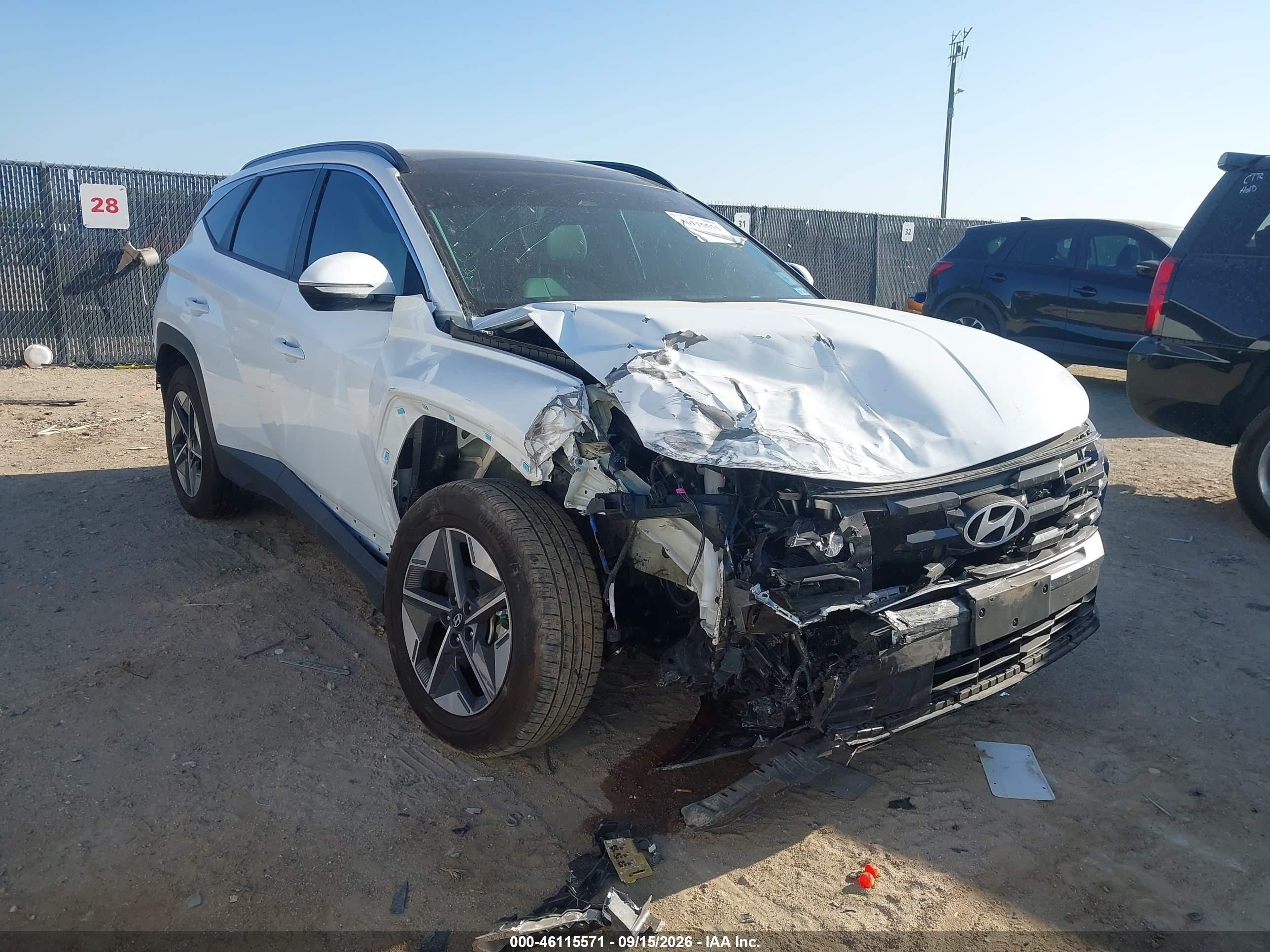 2025 Hyundai Tucson Hybrid VIN KM8JCDD13SU263807 — IAAI salvage auction photo