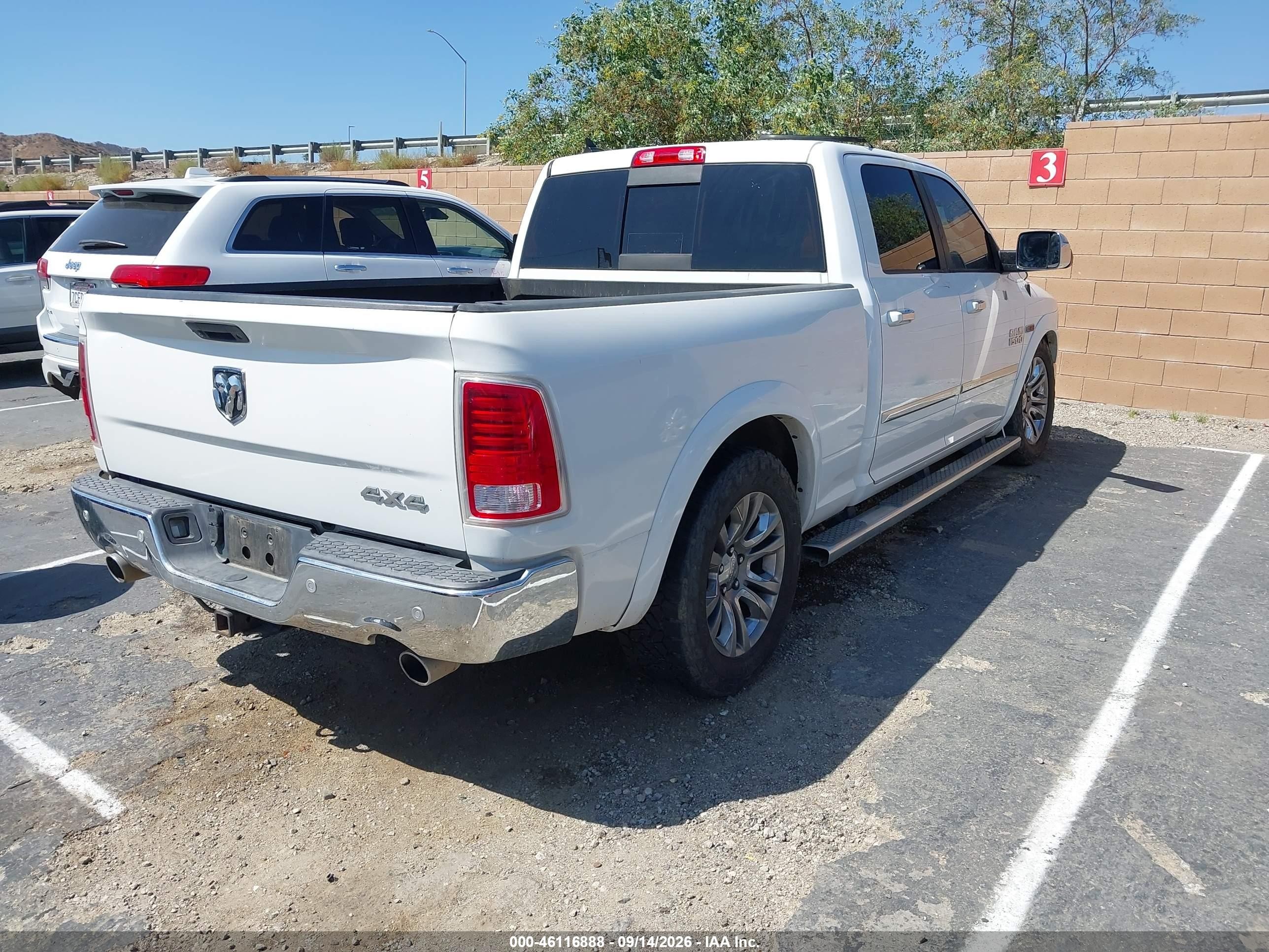 2015 Ram 1500 VIN 1C6RR7WM3FS687642 IAAI salvage auction — Front End, Clear - Dealer Only (California), sold $4,000 on 2026-09-19 (photo 4)
