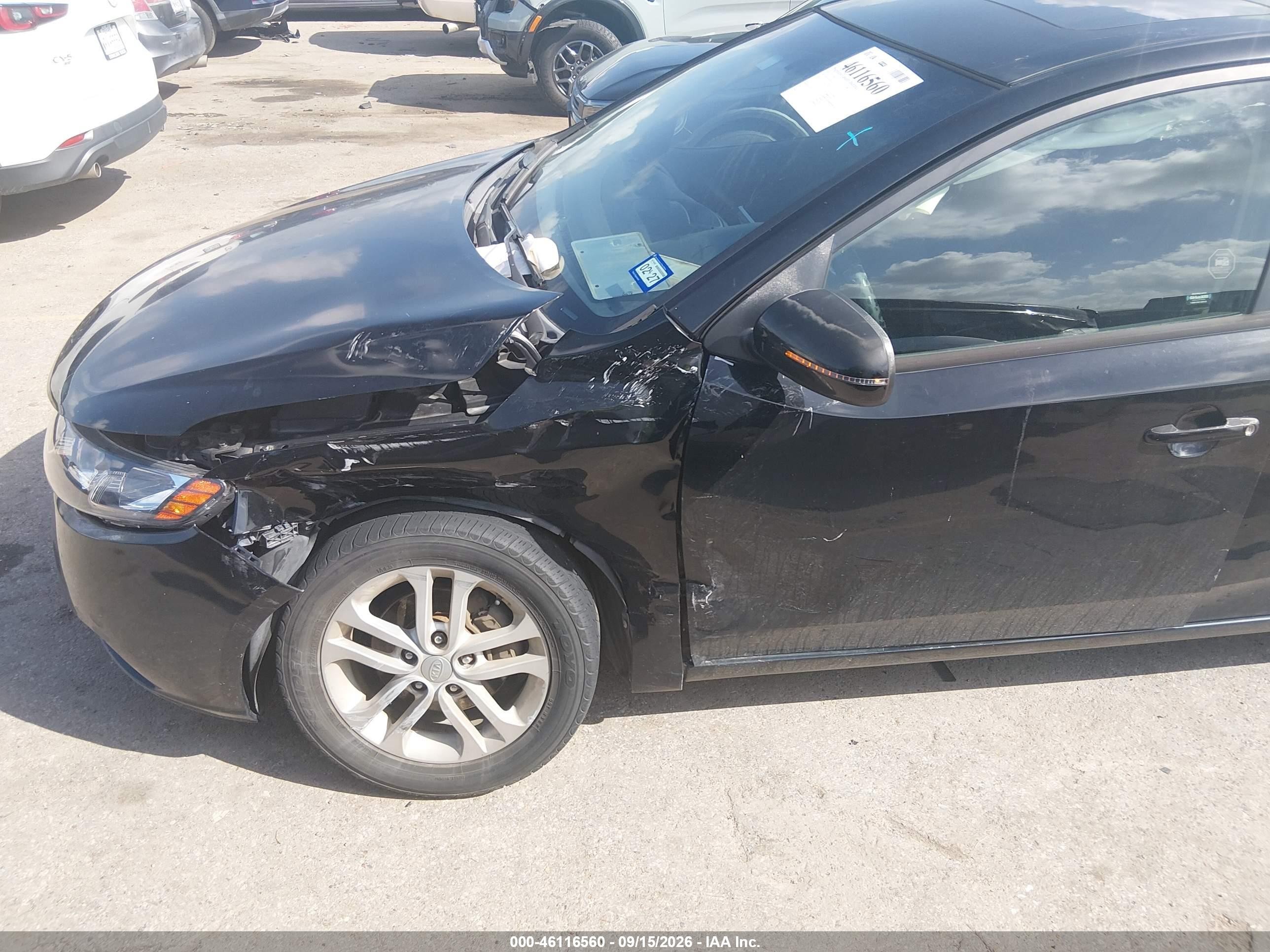 2012 Kia Forte VIN KNAFU5A20C5643240 IAAI salvage auction — Unknown, Salvage (Texas), sold $400 on 2026-10-09 (photo 6)