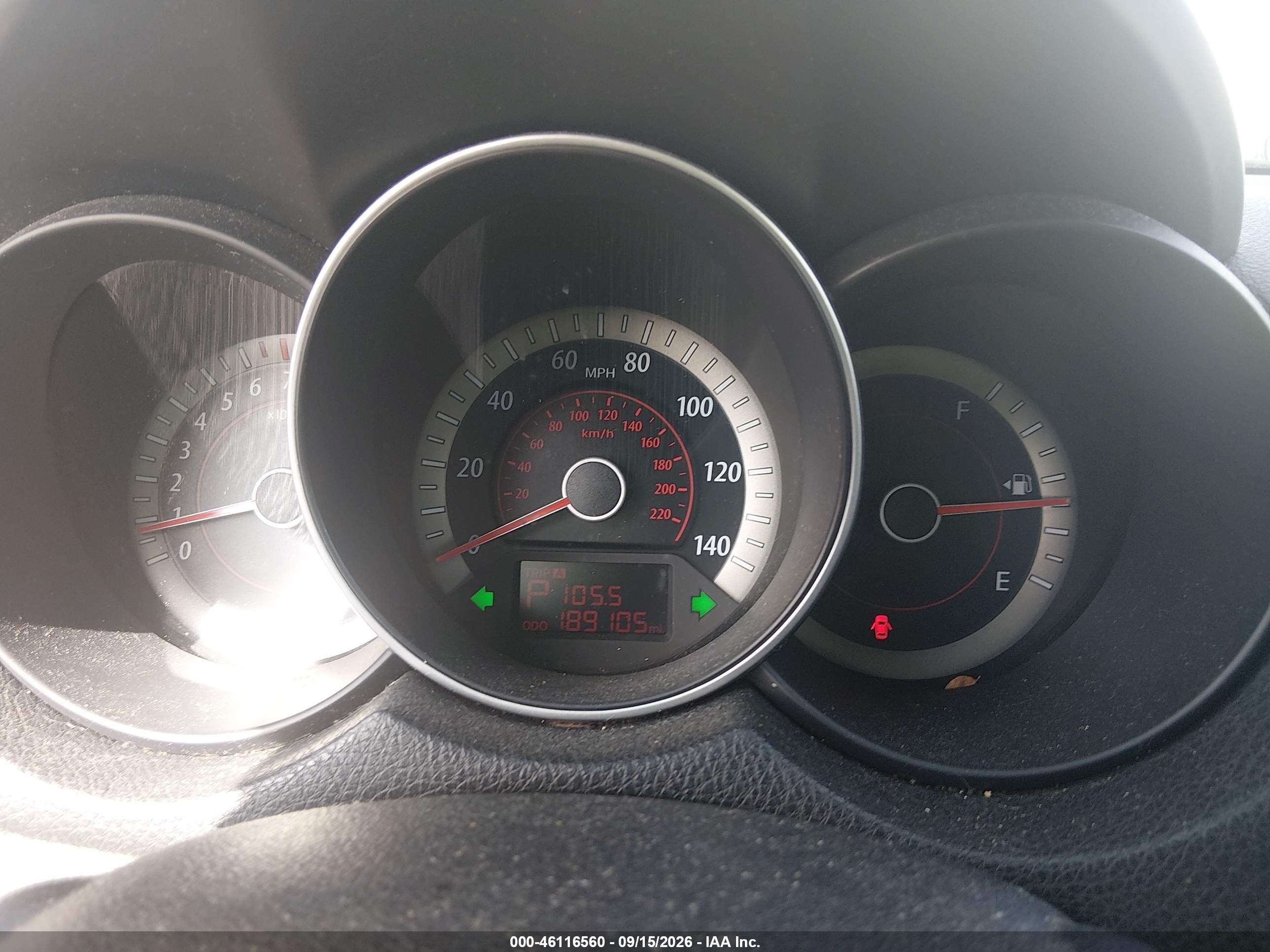 2012 Kia Forte VIN KNAFU5A20C5643240 IAAI salvage auction — Unknown, Salvage (Texas), sold $400 on 2026-10-09 (photo 7)