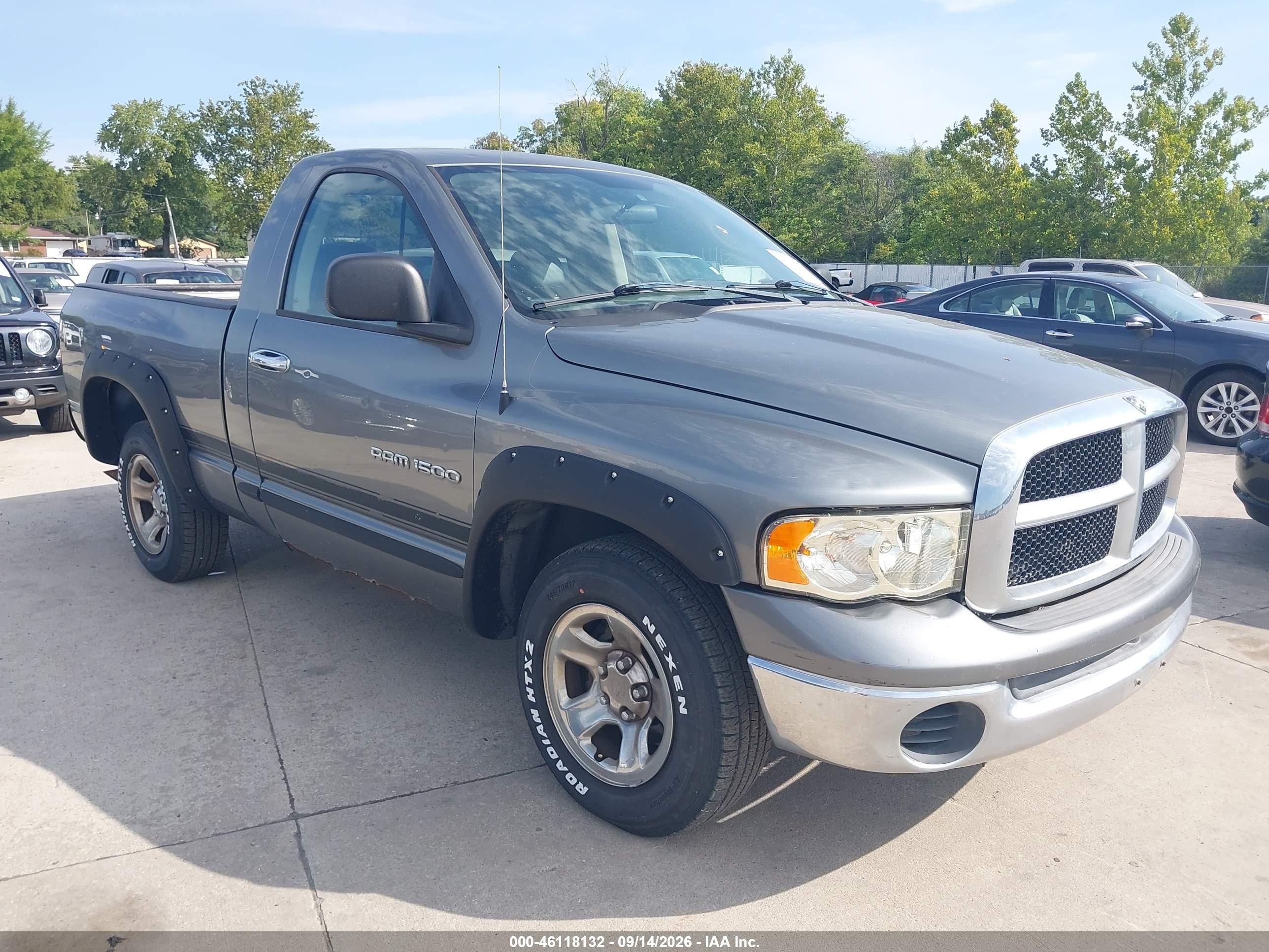 2005 Dodge Ram 1500 VIN 1D7HA16K65J567142 IAAI salvage auction — Normal Wear, Clear (Illinois), sold $700 on 2026-09-27 (photo 1)