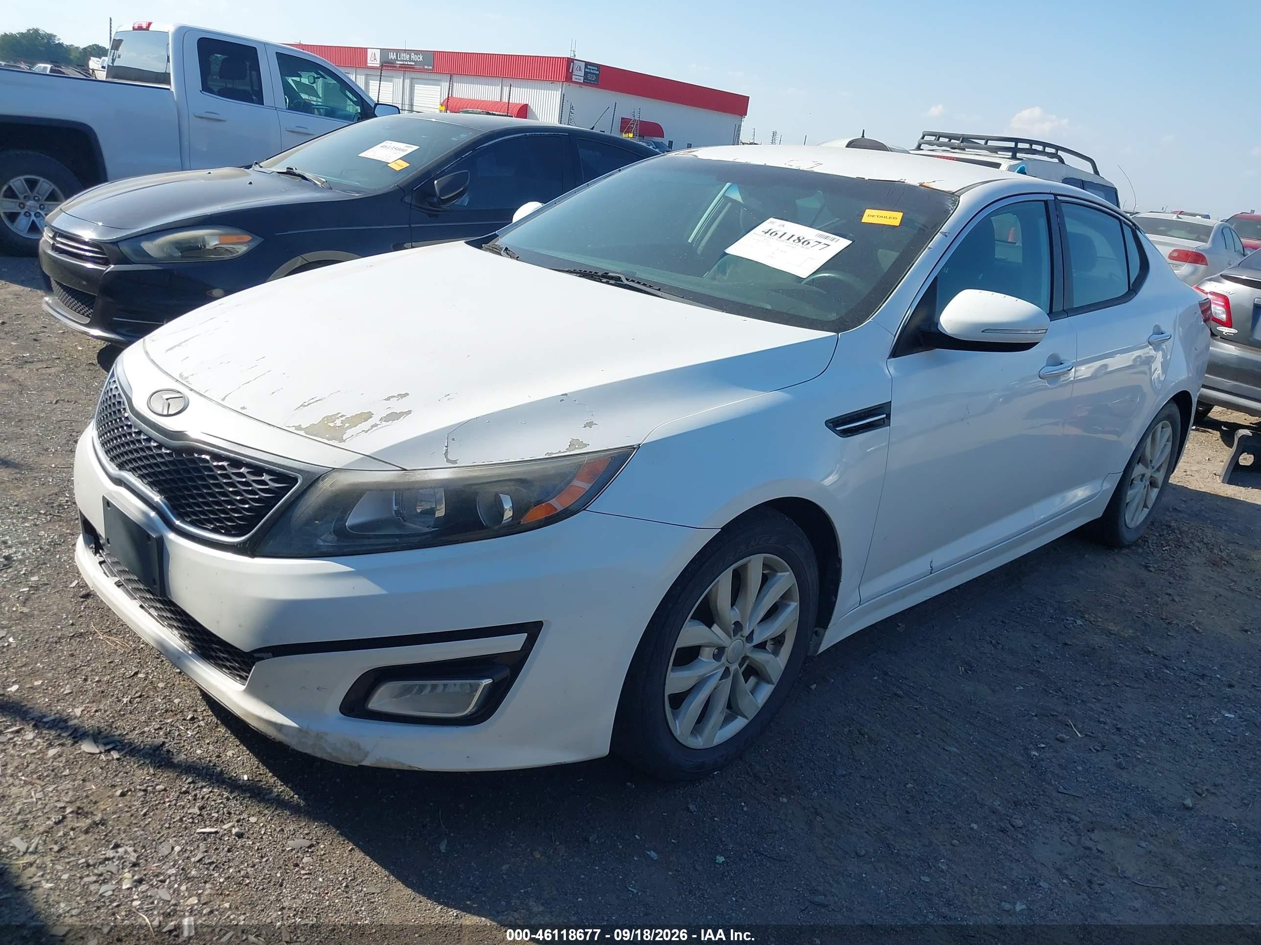 2015 Kia Optima VIN 5XXGM4A72FG426835 IAAI salvage auction — Normal Wear, Clear (Montana), sold $775 on 2026-10-08 (photo 2)