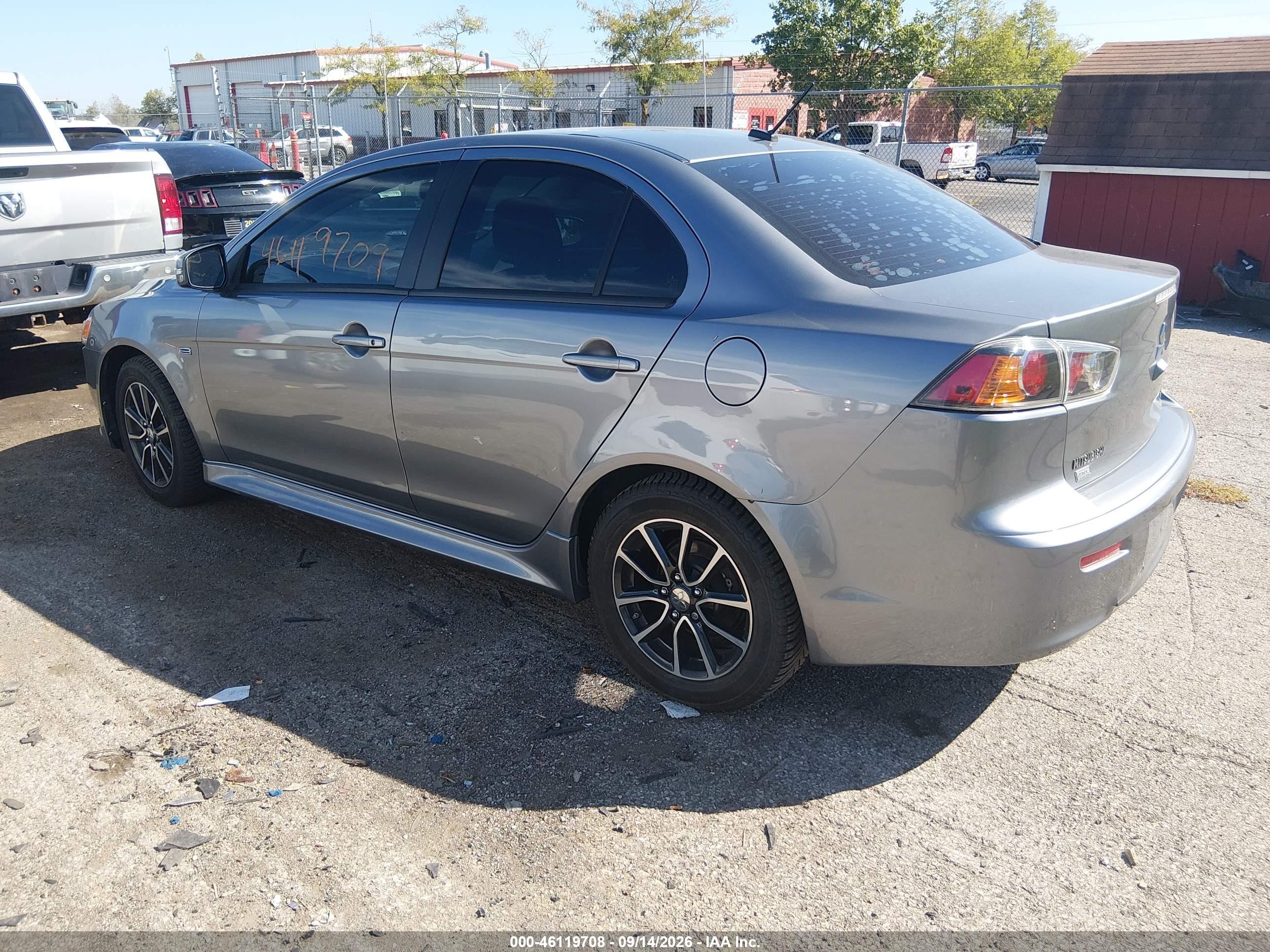2015 Mitsubishi Lancer VIN JA32V2FW0FU001909 IAAI salvage auction — Normal Wear, Clear (Michigan), sold $475 on 2026-09-17 (photo 3)
