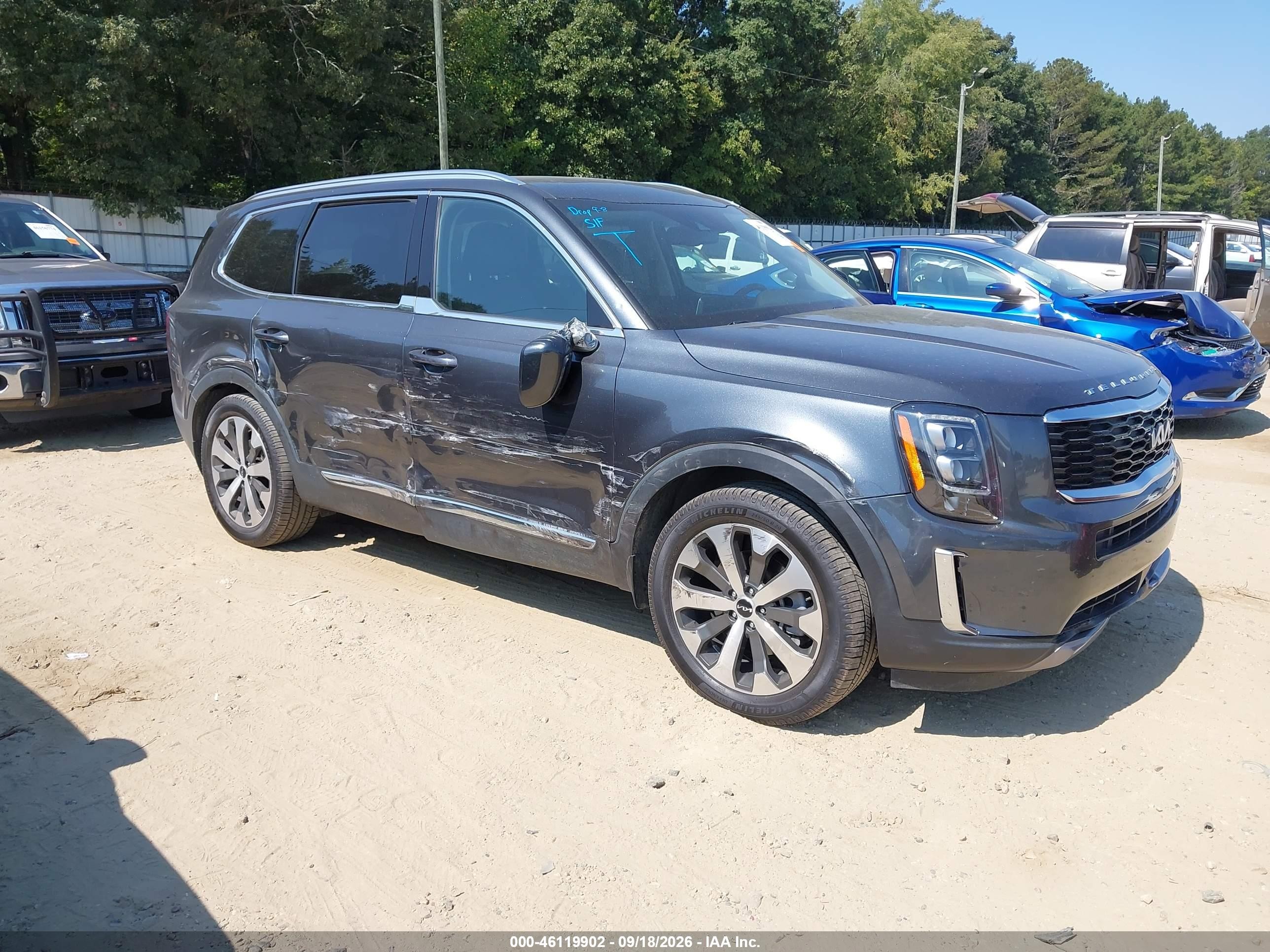 2022 Kia Telluride VIN 5XYP34HC4NG301125 — IAAI salvage auction photo