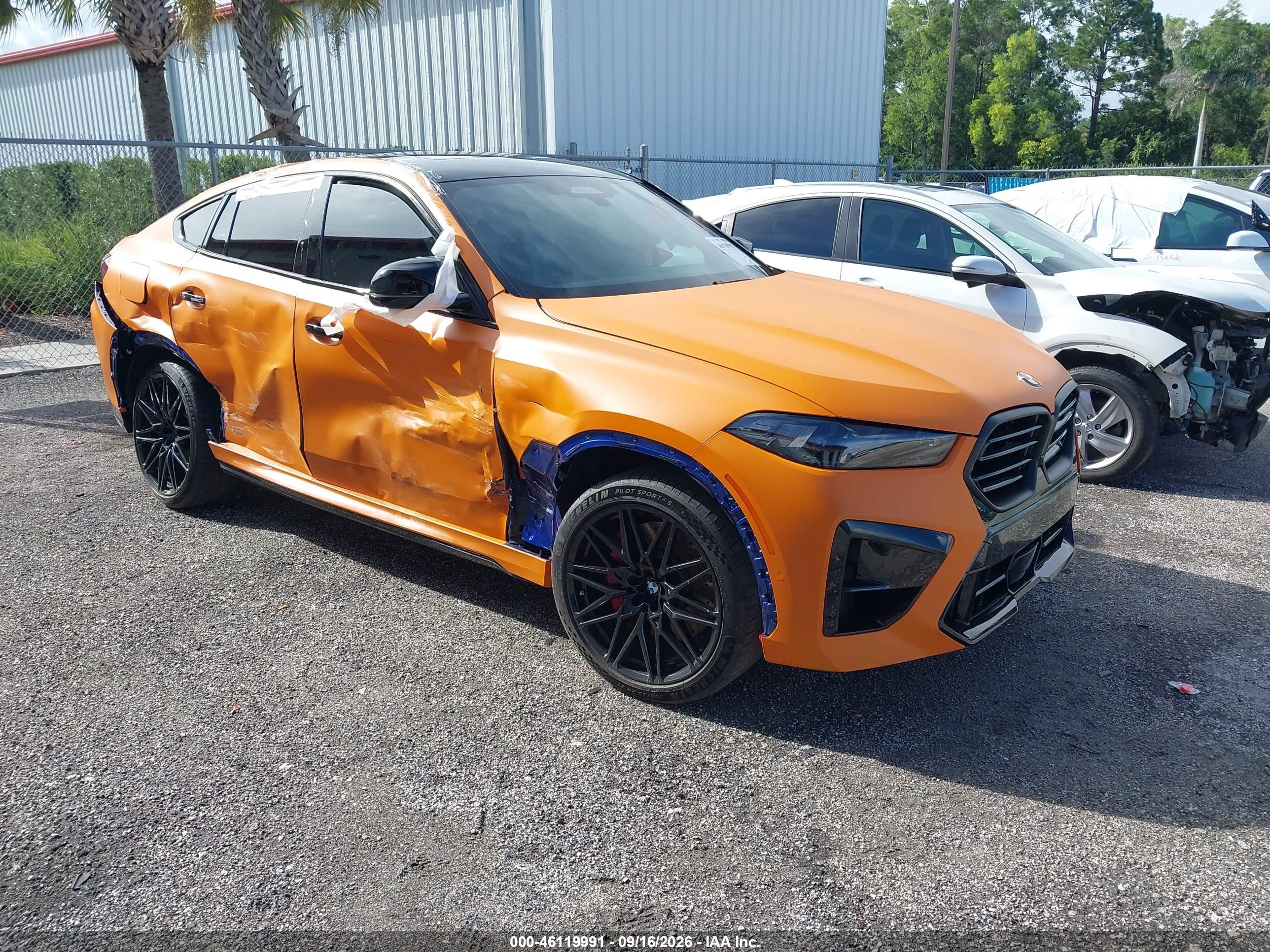 2026 BMW X6 VIN 5YM23ET03T9210270 — IAAI salvage auction photo