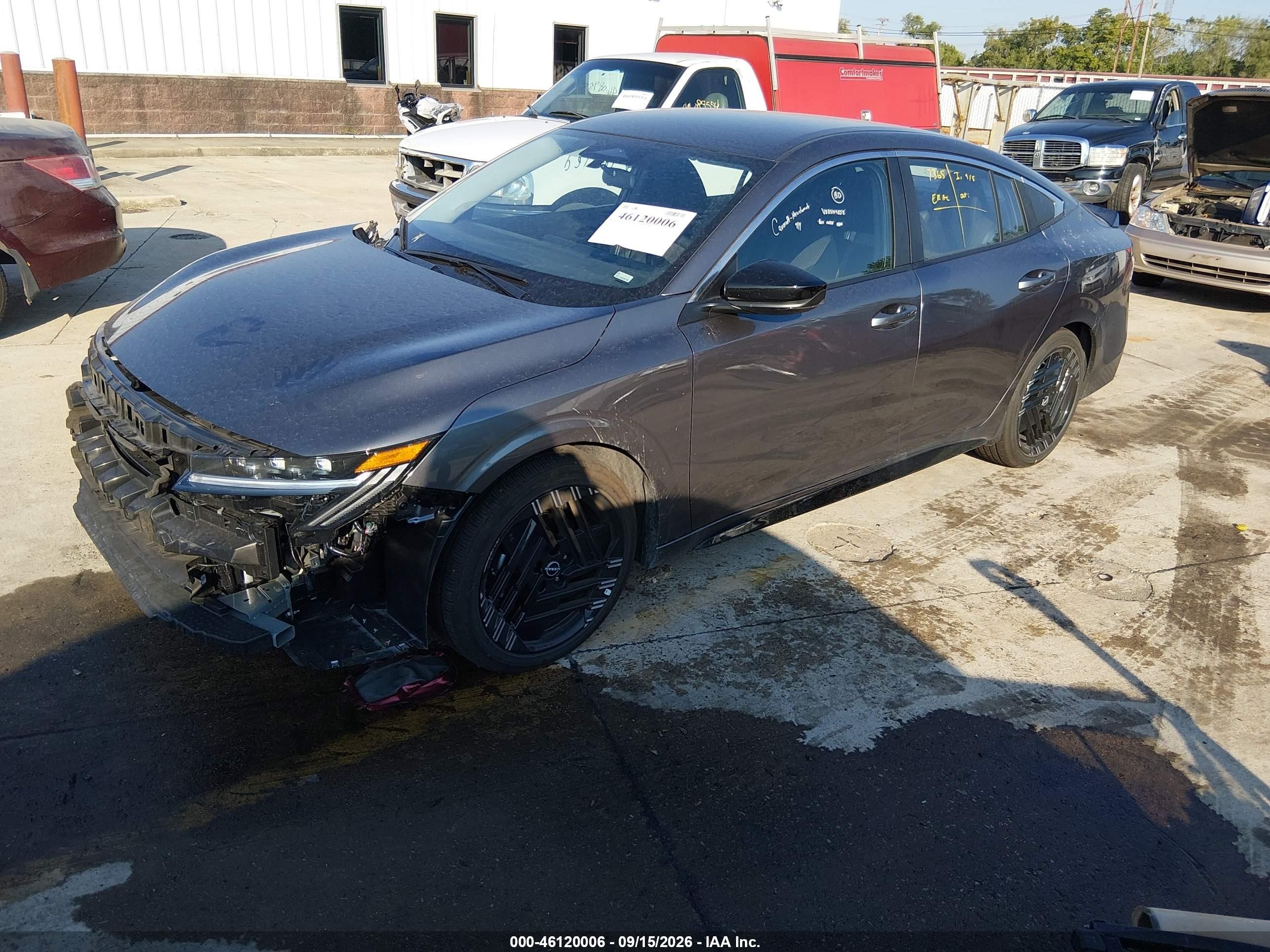 2026 Nissan Sentra VIN 3N1AB9DV7TY296396 — IAAI salvage auction photo