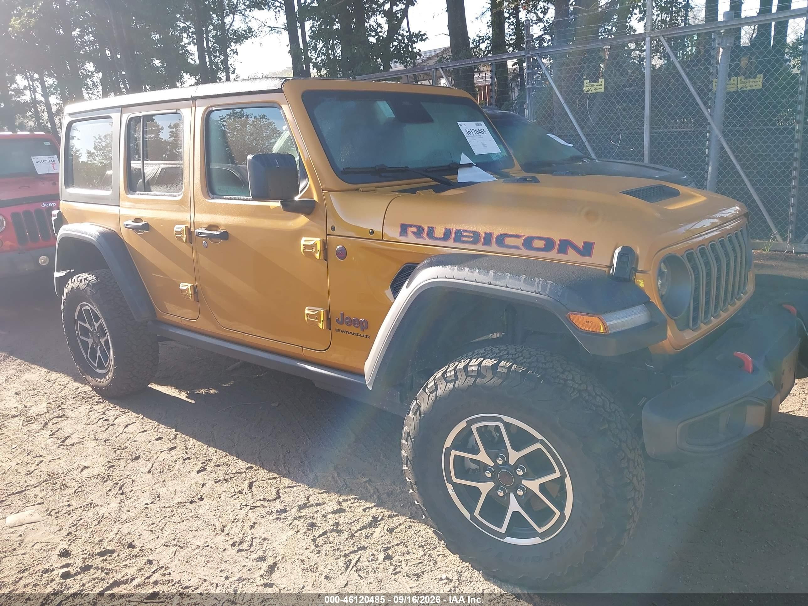 2026 Jeep Wrangler VIN 1C4PJXFG4TW298188 — IAAI salvage auction photo