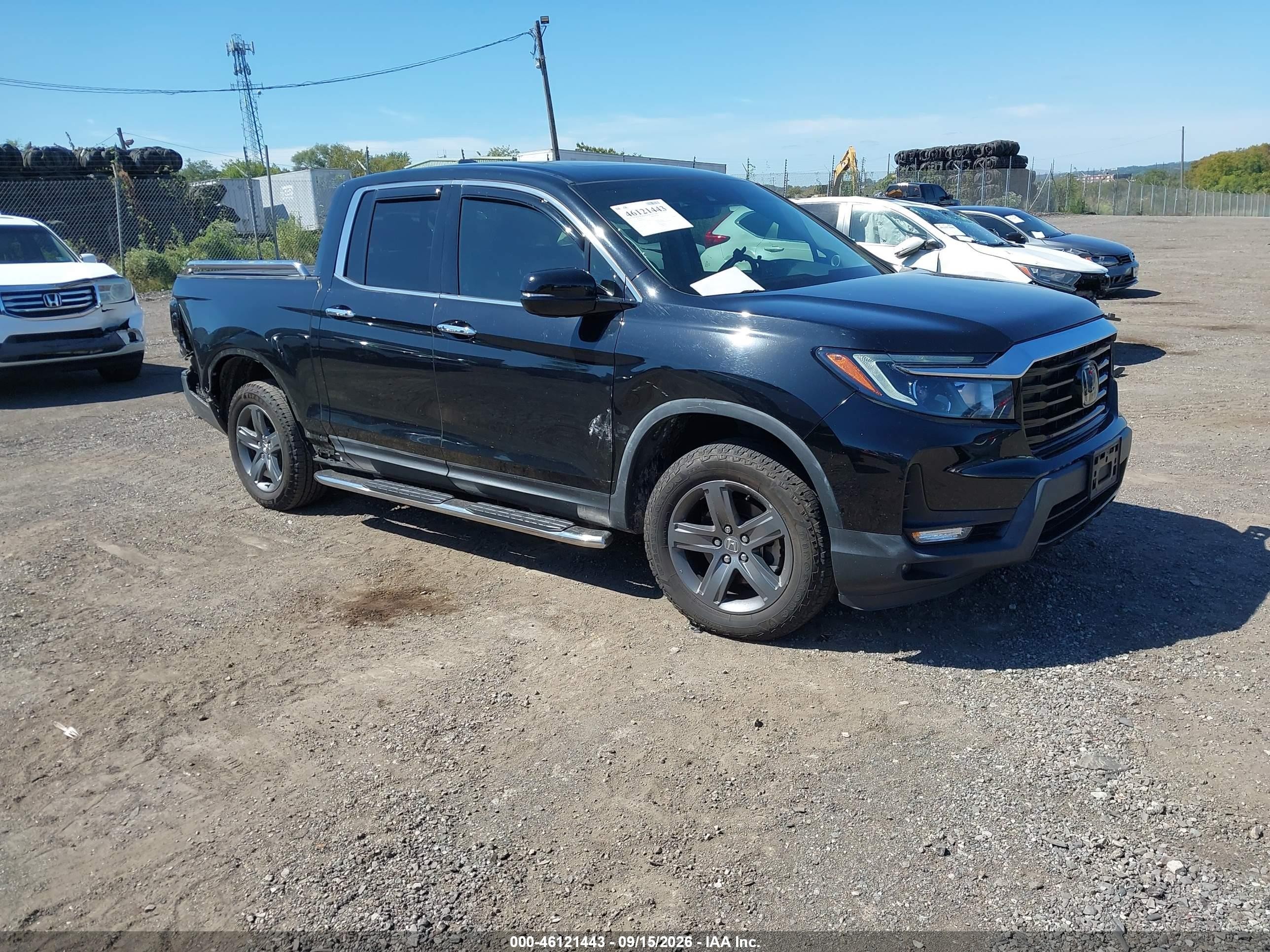 2021 Honda Ridgeline VIN 5FPYK3F79MB019342 — IAAI salvage auction photo