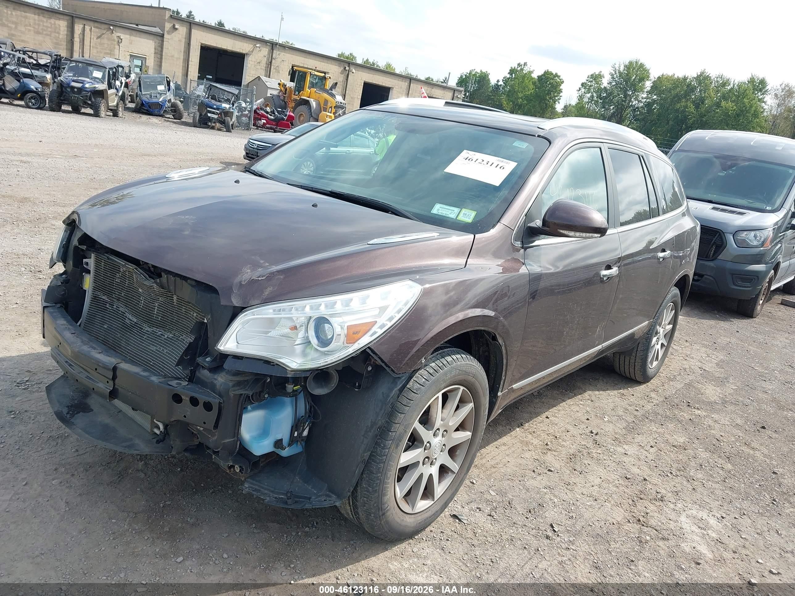 2016 Buick Enclave VIN 5GAKVBKD5GJ199414 IAAI salvage auction — Front End, Mv-907A (New York), sold $1,400 on 2026-09-23 (photo 2)