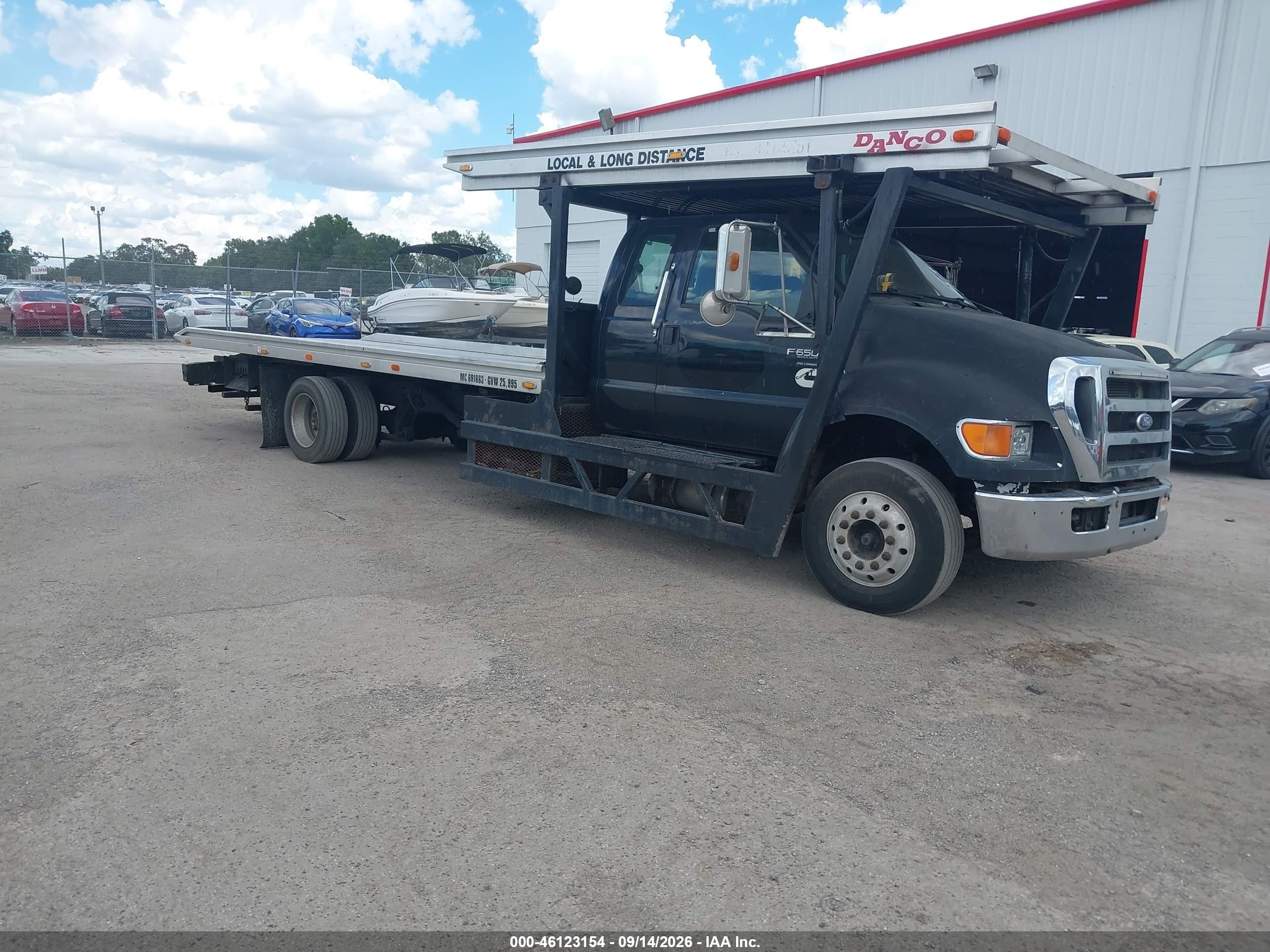 2008 Ford F-550 Super Duty VIN 3FRWX65F58V680621 — IAAI salvage auction photo