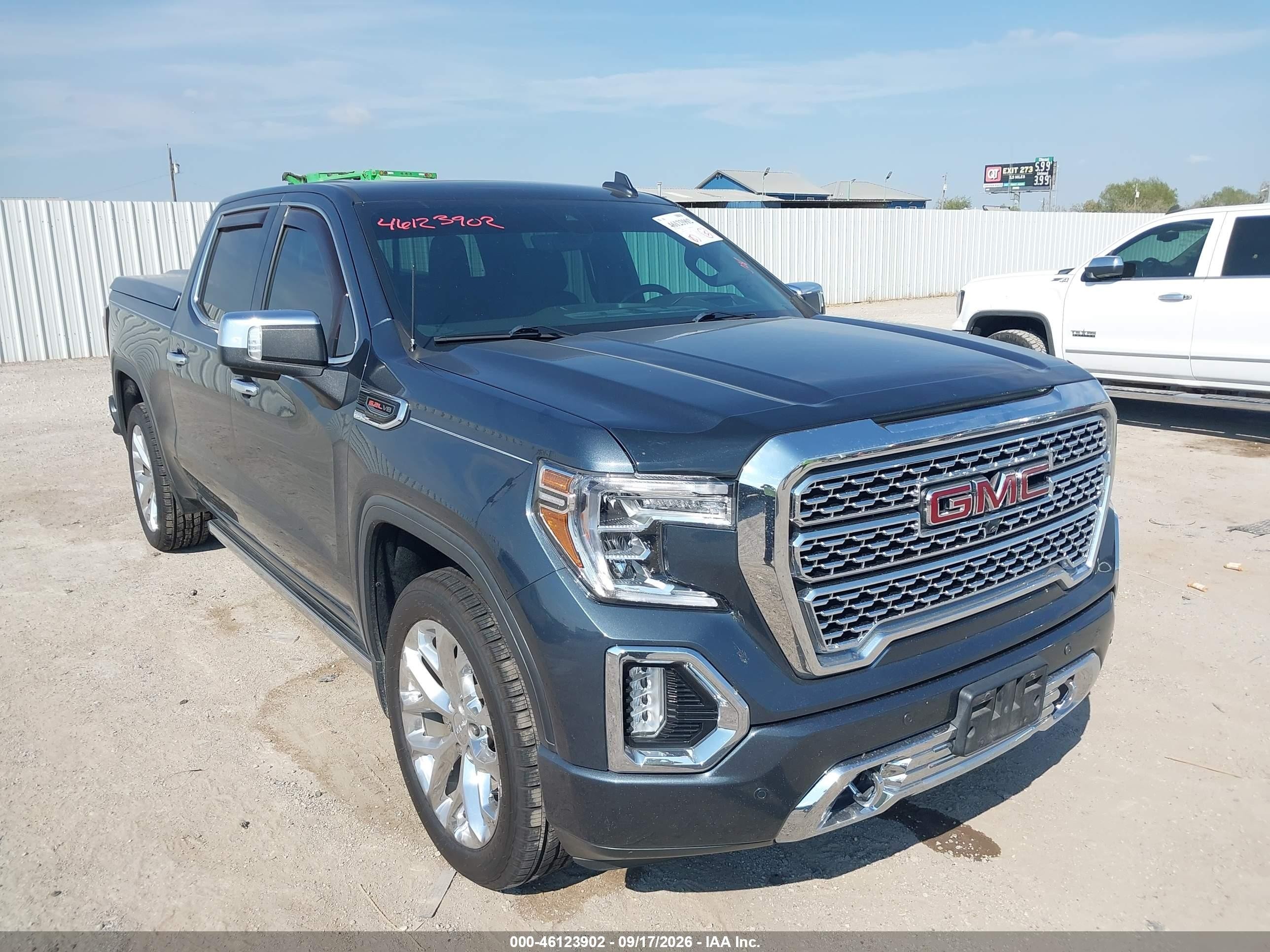 2019 GMC Sierra 1500 VIN 1GTU9FEL5KZ120100 — IAAI salvage auction photo