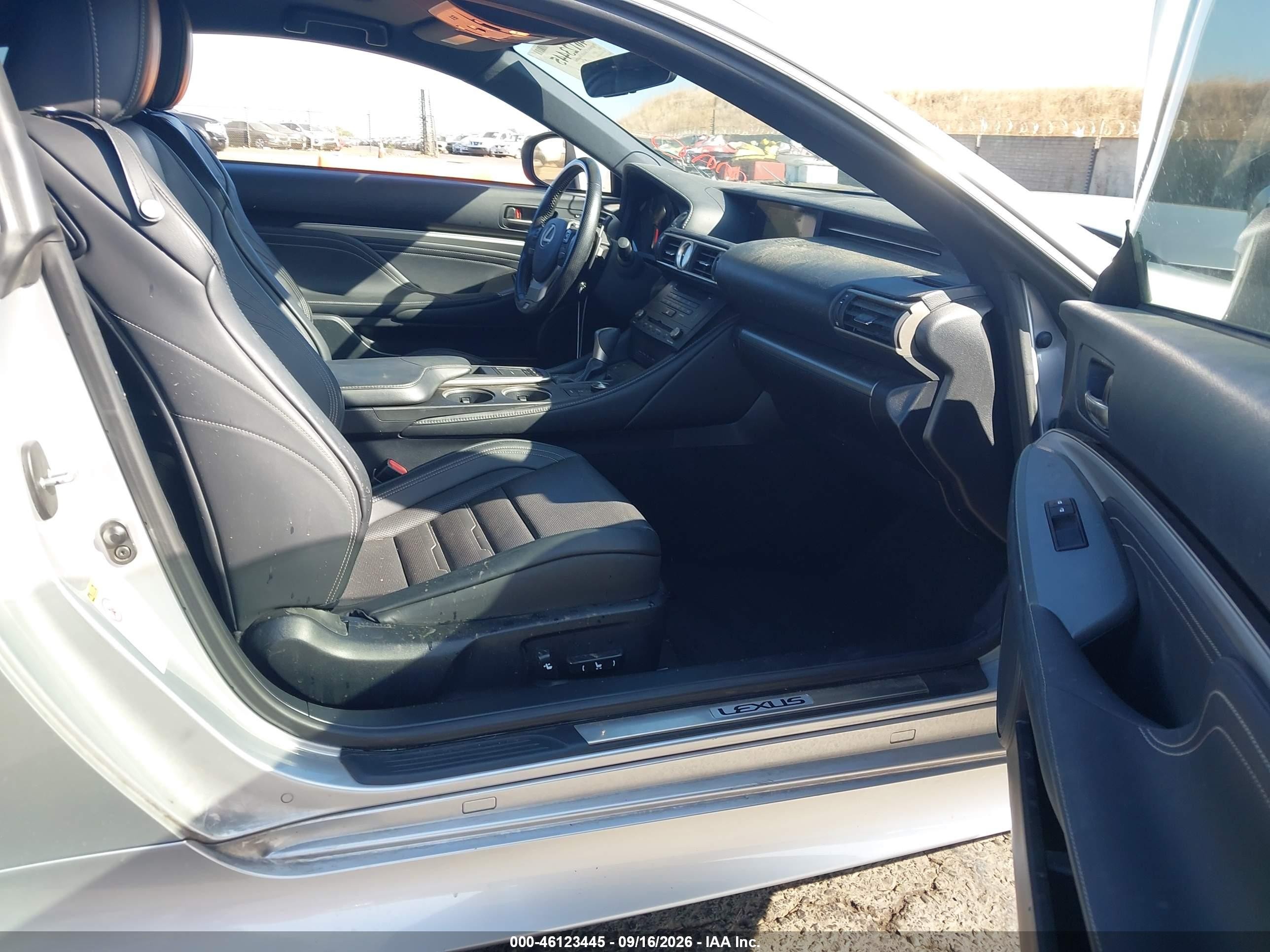 2016 Lexus Rc VIN JTHHA5BC4G5000583 IAAI salvage auction — Front End, Salvage (California), sold $7,200 on 2026-09-26 (photo 5)