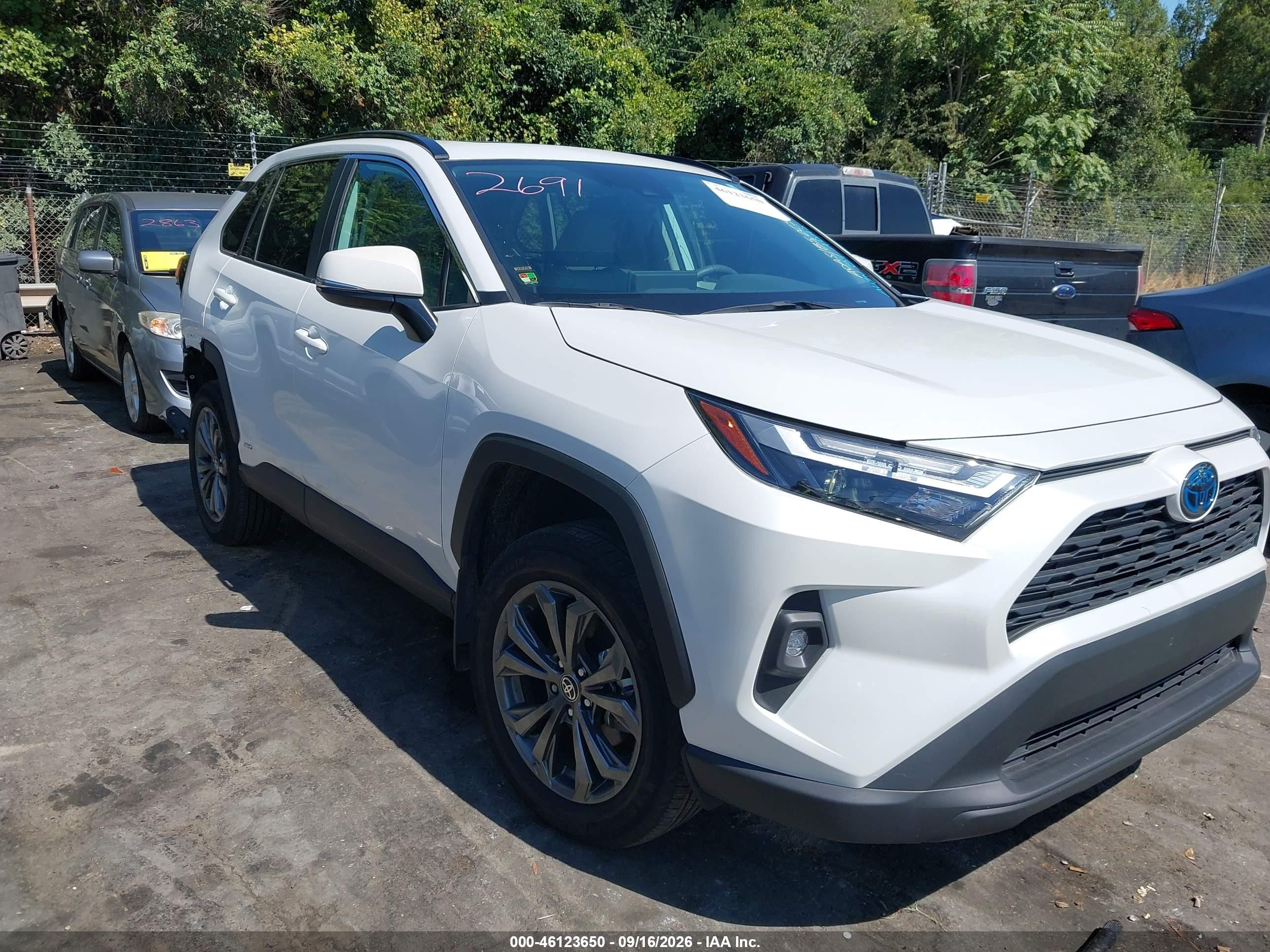 2024 Toyota RAV4 Hybrid VIN 4T3B6RFV4RU161183 — IAAI salvage auction photo
