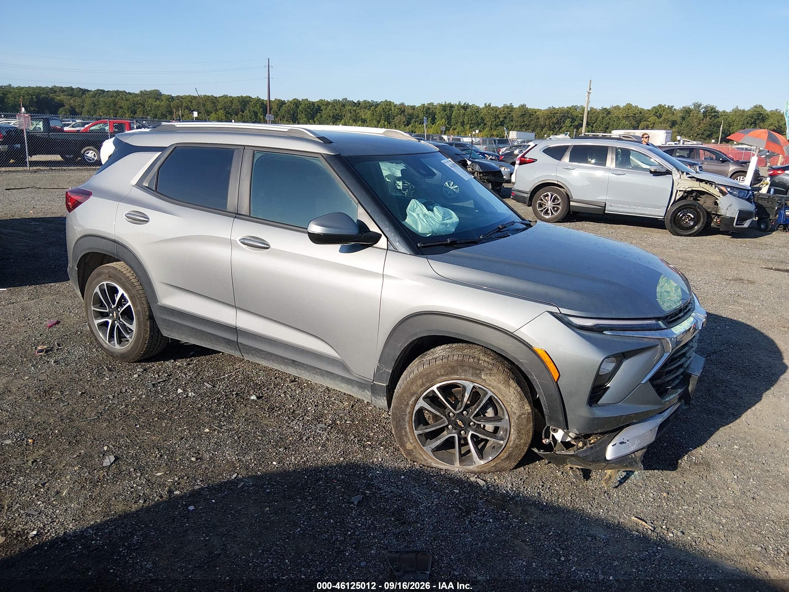 2024 Chevrolet Trailblazer VIN KL79MRSL5RB159005 — IAAI salvage auction photo