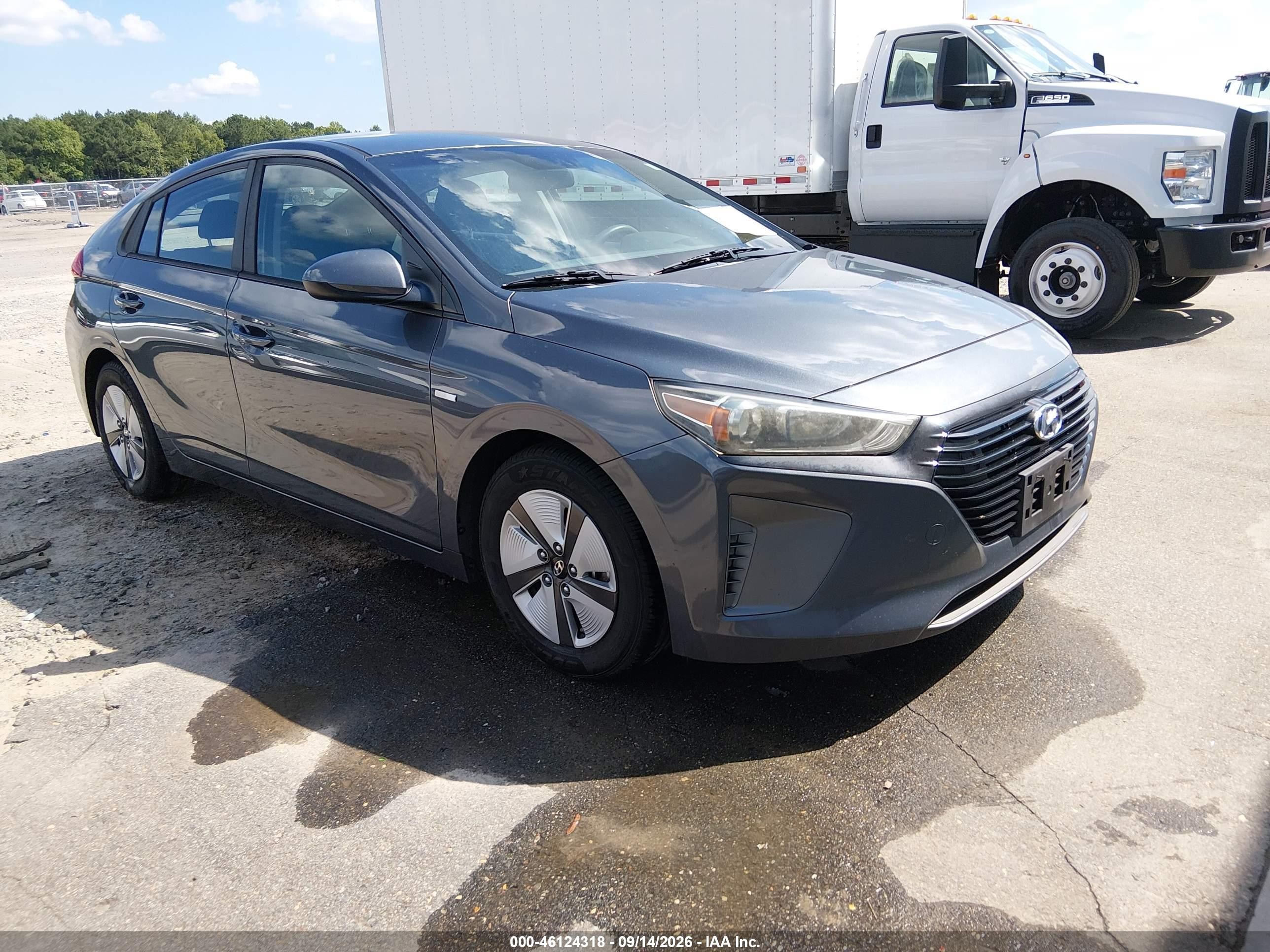 2018 Hyundai Ioniq Hybrid VIN KMHC65LC1JU076069 — IAAI salvage auction photo