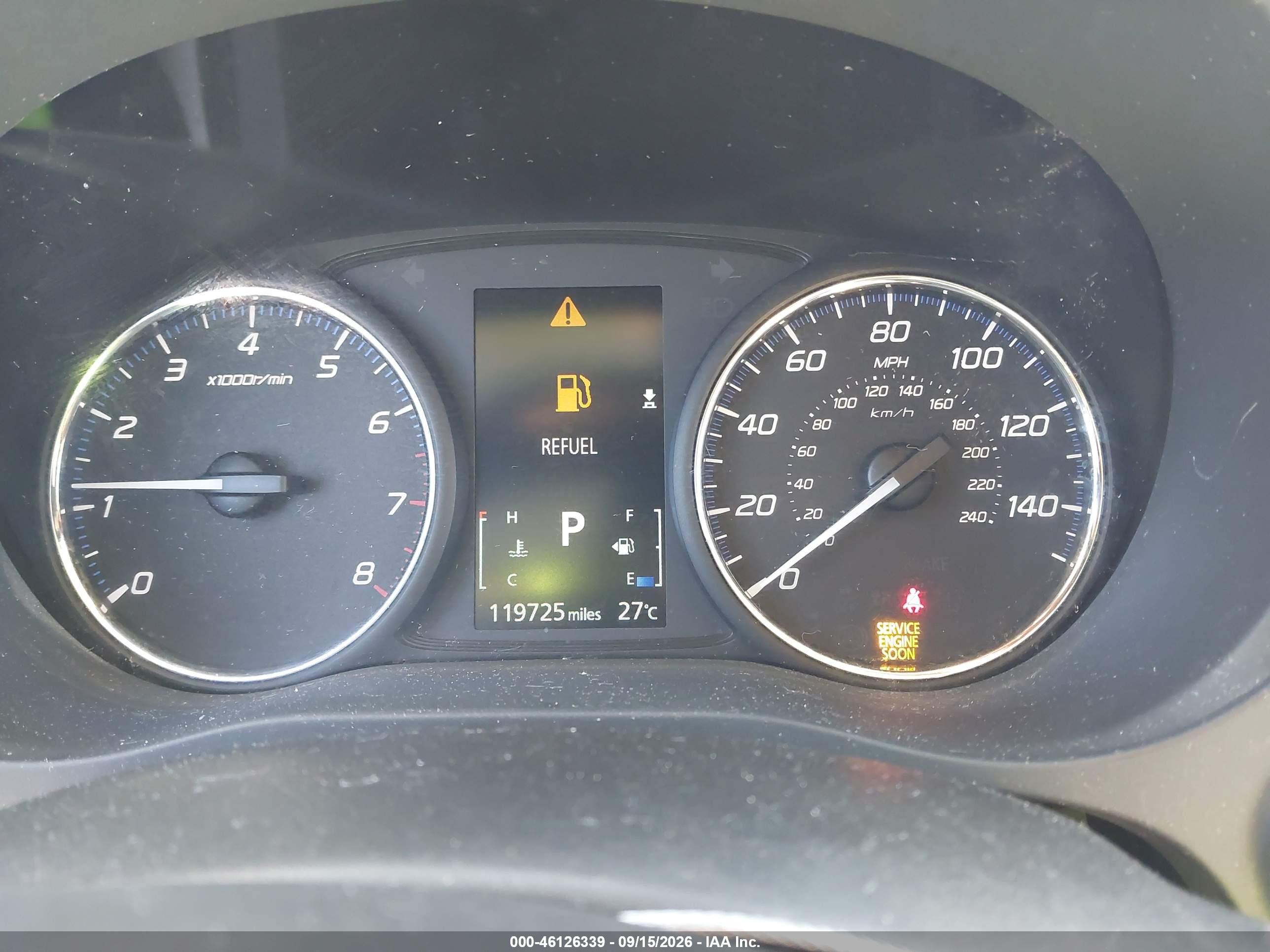 2016 Mitsubishi Outlander VIN JA4AD3A34GZ028841 IAAI salvage auction — Normal Wear, Clear - Dealer Only (California), sold $2,200 on 2026-09-26 (photo 7)