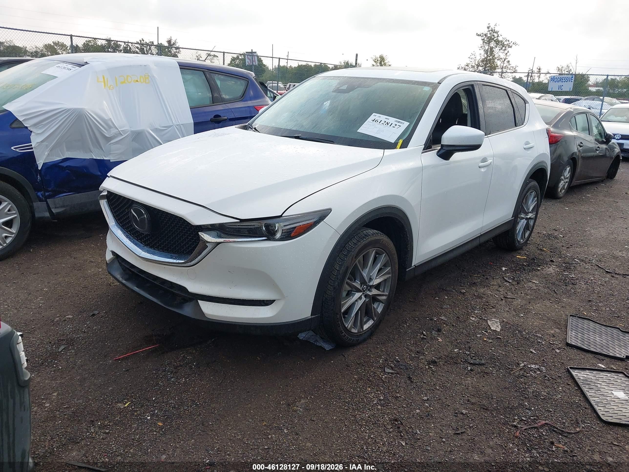 2021 Mazda Cx-5 VIN JM3KFBAY4M0487756 IAAI salvage auction — Side, Salvage (Ohio), sold $9,900 on 2026-10-02 (photo 2)