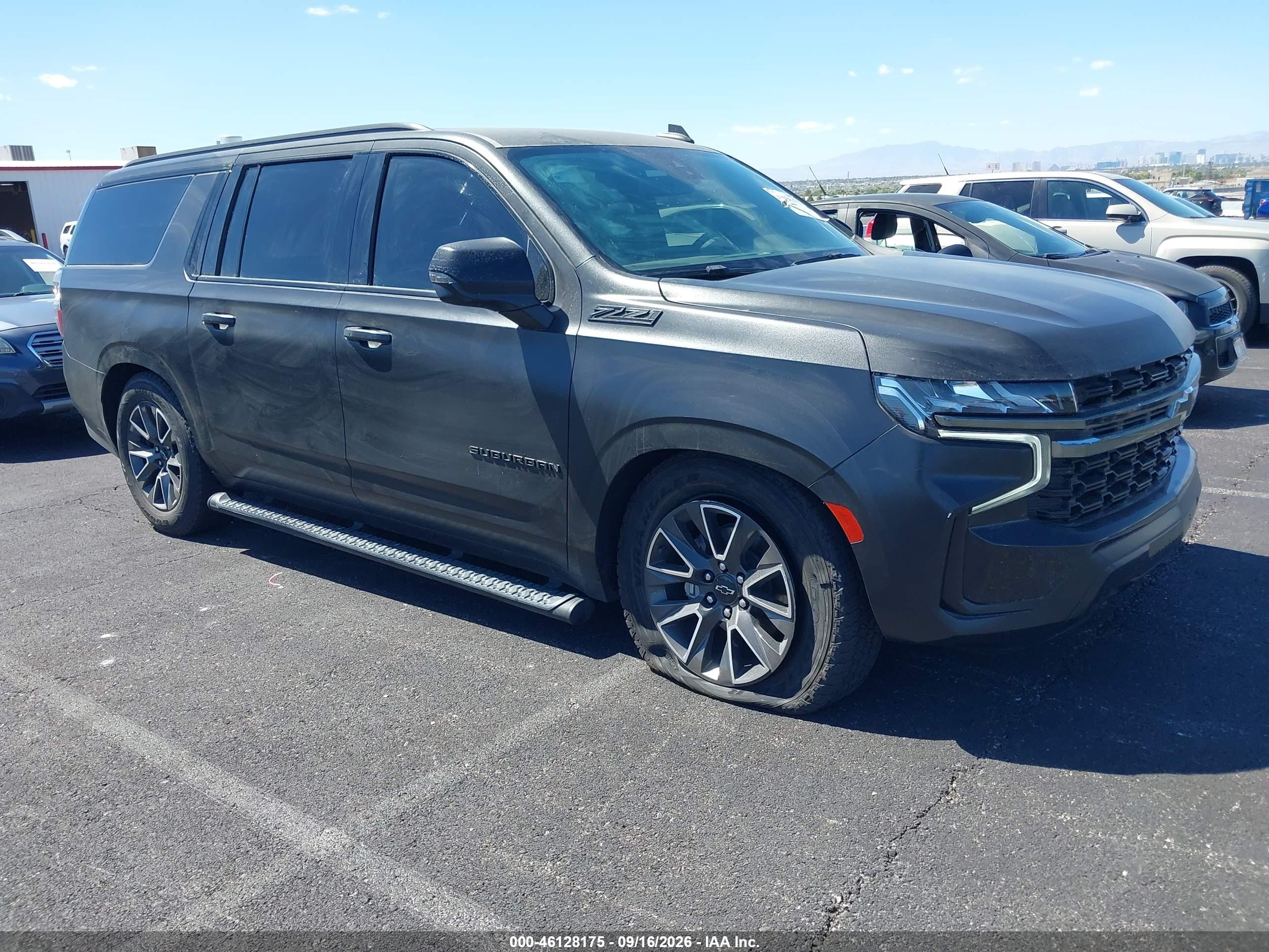 2021 Chevrolet Suburban VIN 1GNSKDKD5MR290416 — IAAI salvage auction photo