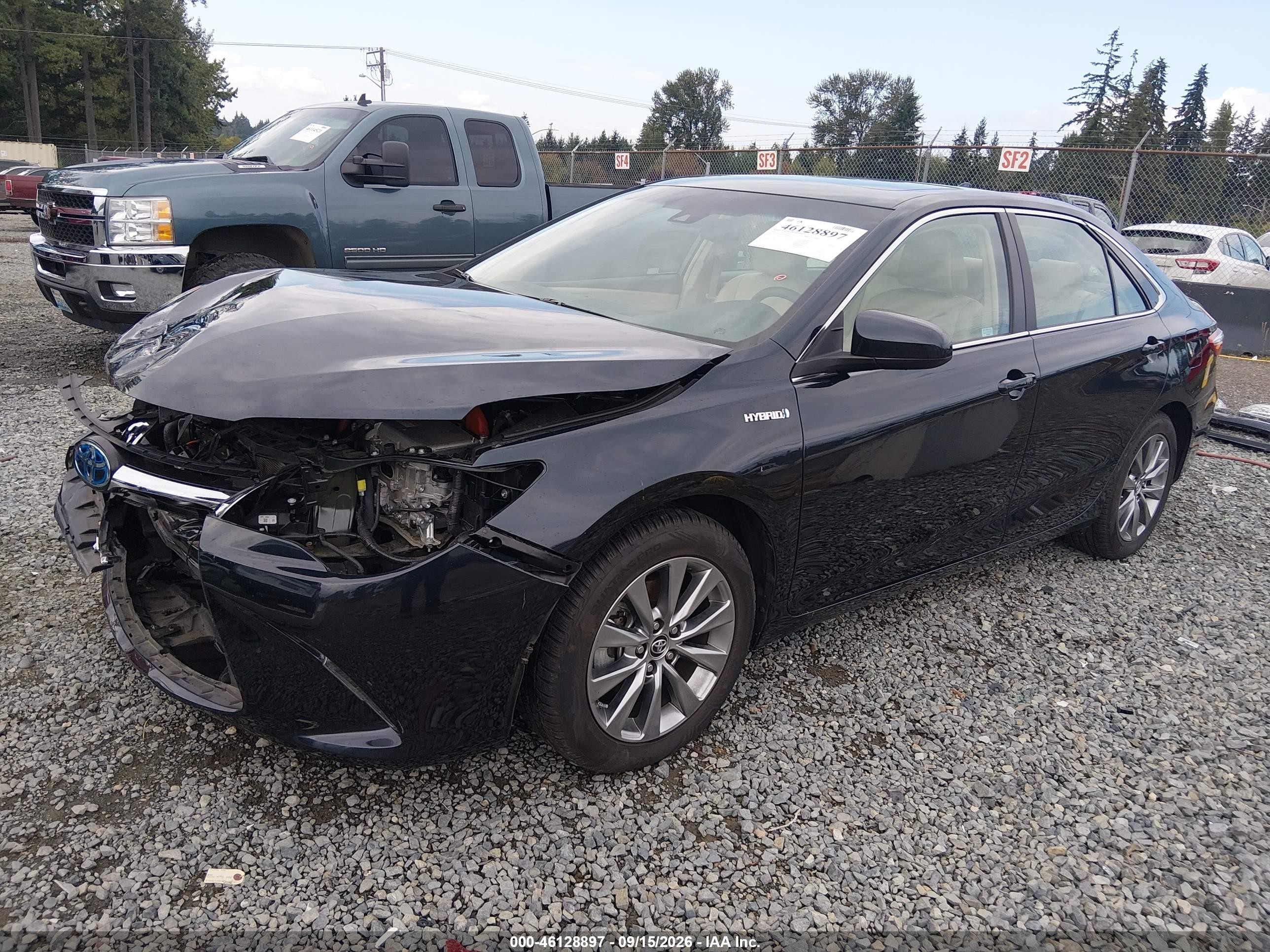 2016 Toyota VIN 4T1BD1FK5GU182840 IAAI salvage auction — Front End, Bill Of Sale (Washington), sold $5,800 on 2026-09-25 (photo 2)