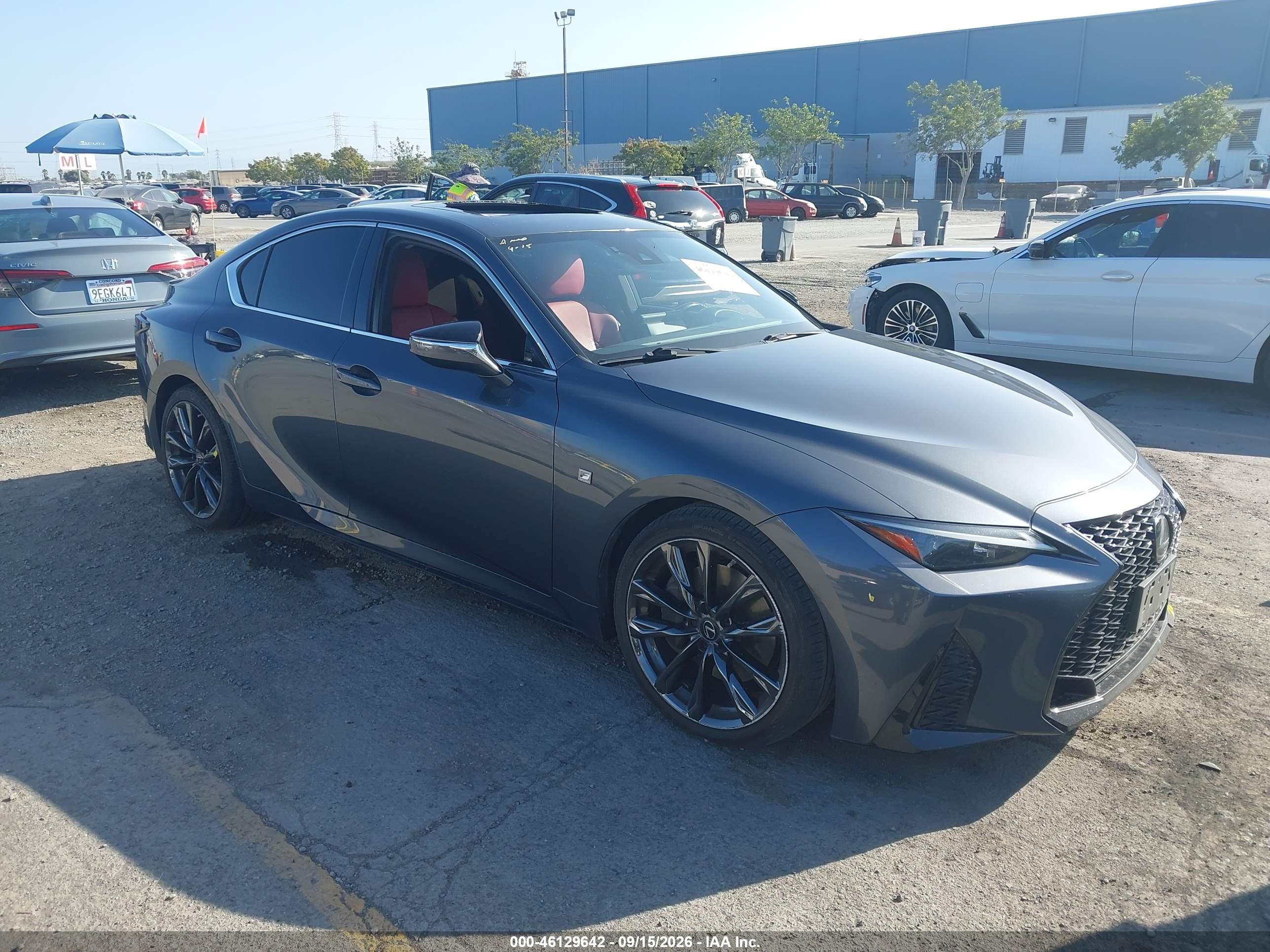2021 Lexus IS 350 VIN JTHGZ1B25M5044298 — IAAI salvage auction photo