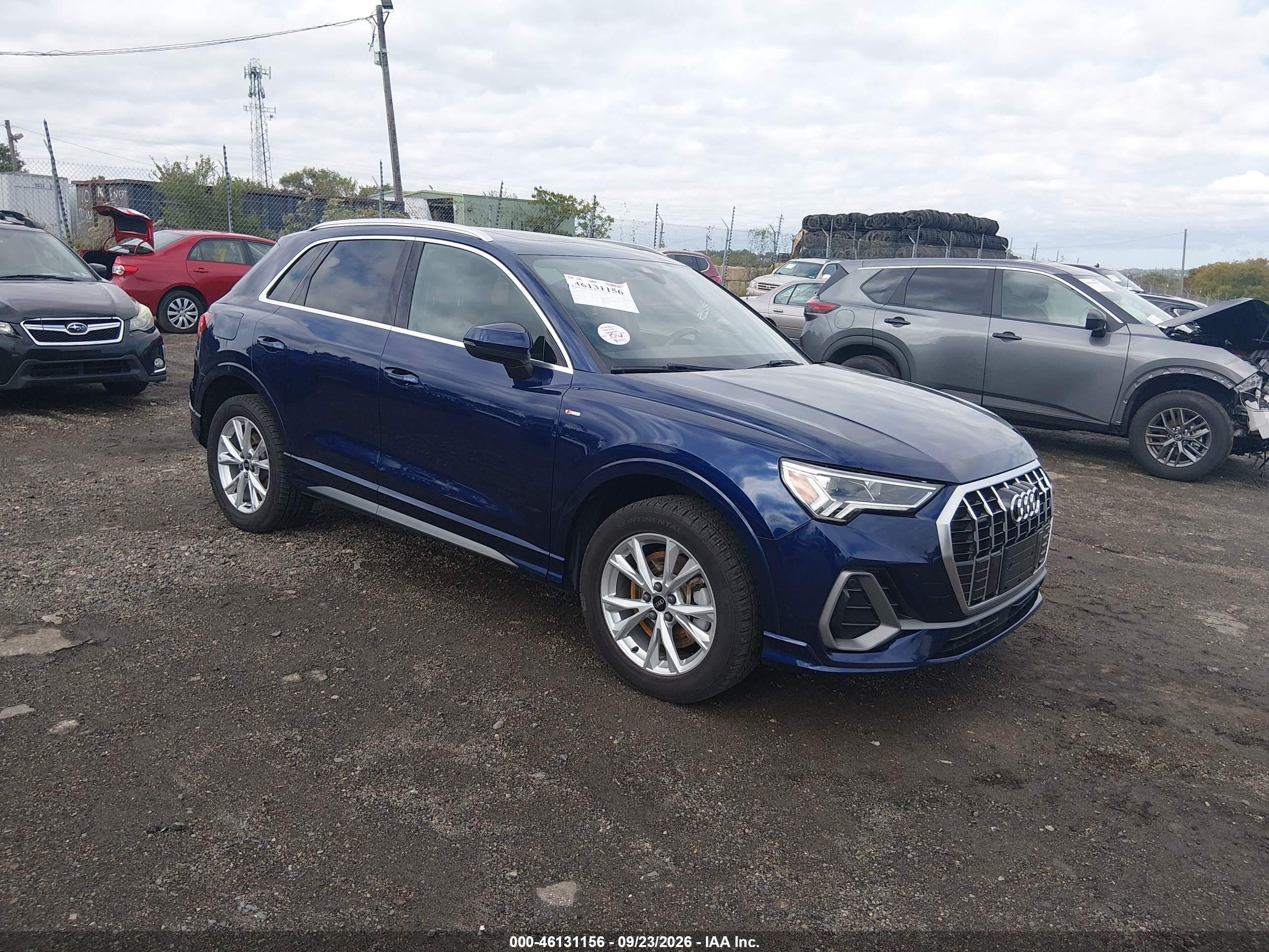 2021 Audi Q3 VIN WA1EECF30M1124595 — IAAI salvage auction photo