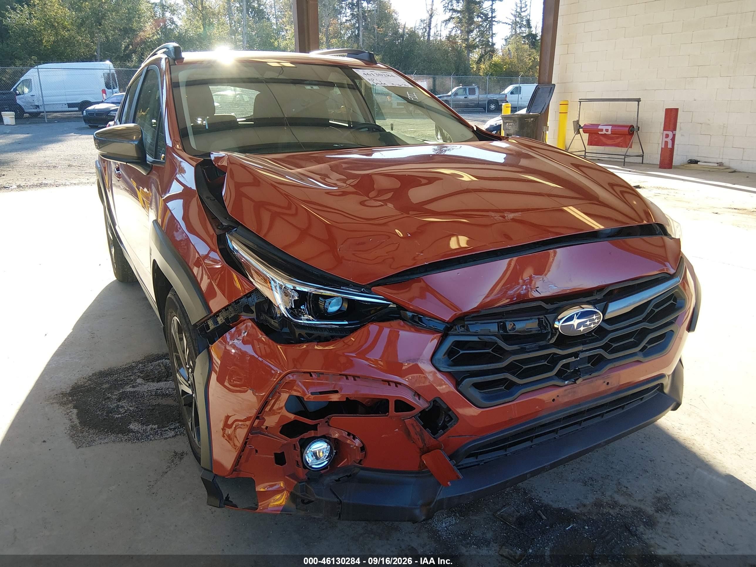 2024 Subaru Xv VIN JF2GUADC5RH855208 IAAI salvage auction — Front End, Bill Of Sale (Washington), sold $7,175 on 2026-10-07 (photo 6)