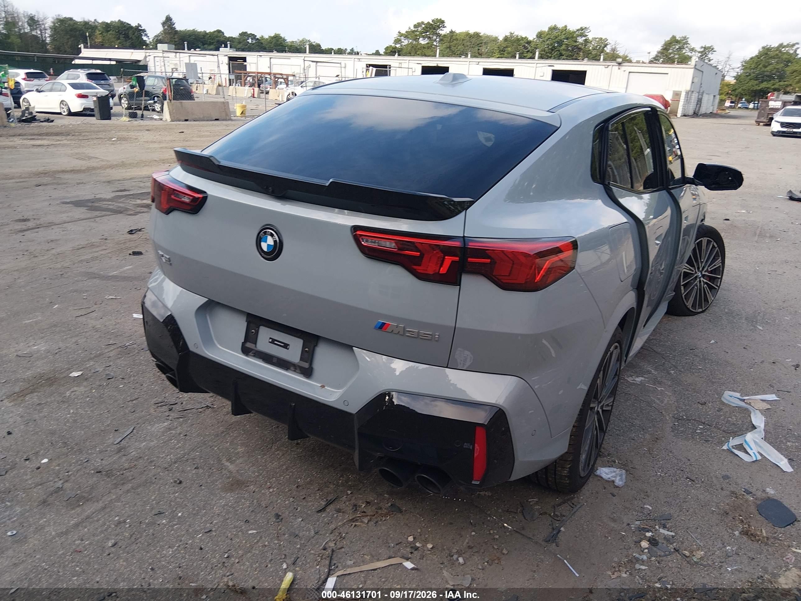 2026 BMW X2 VIN WBX83GM09T5673571 IAAI salvage auction — Unknown, Clear (New York), sold $21,700 on 2026-09-25 (photo 4)