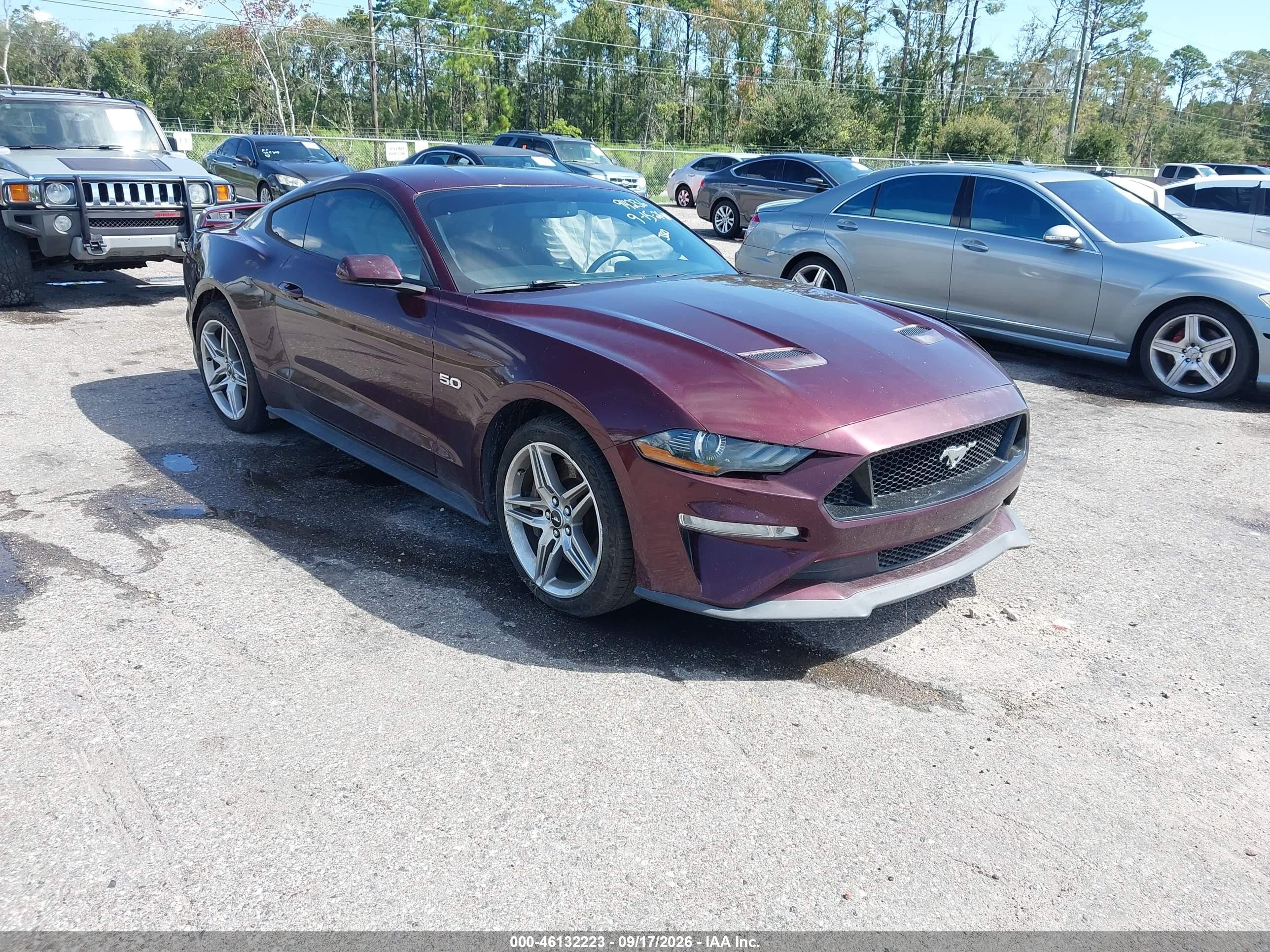 2018 Ford Mustang VIN 1FA6P8CF9J5153717 — IAAI salvage auction photo