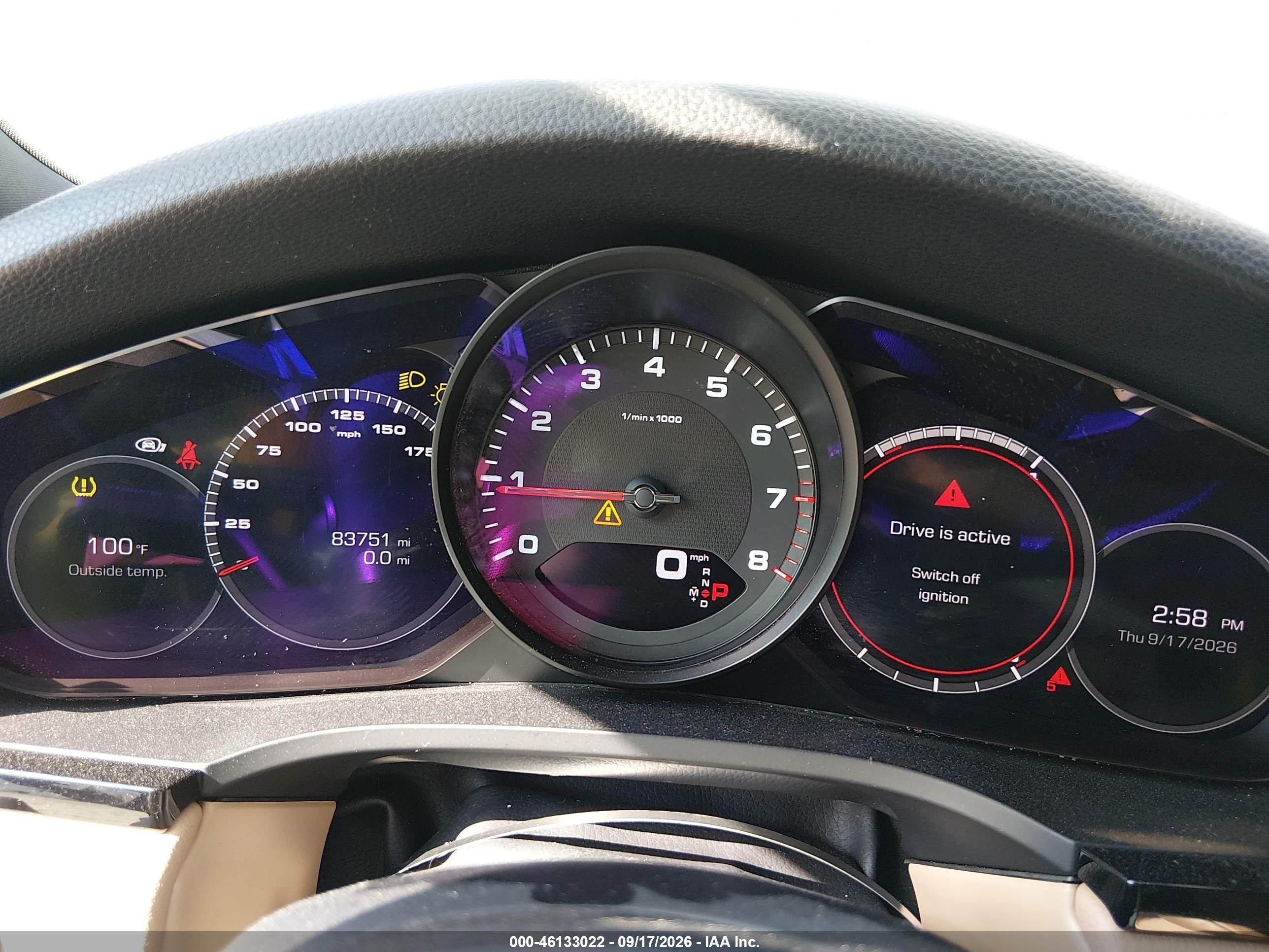 2019 Porsche Cayenne VIN WP1AA2AY9KDA08576 IAAI salvage auction — Side, Salvage (Alabama), sold $10,000 on 2026-10-06 (photo 7)