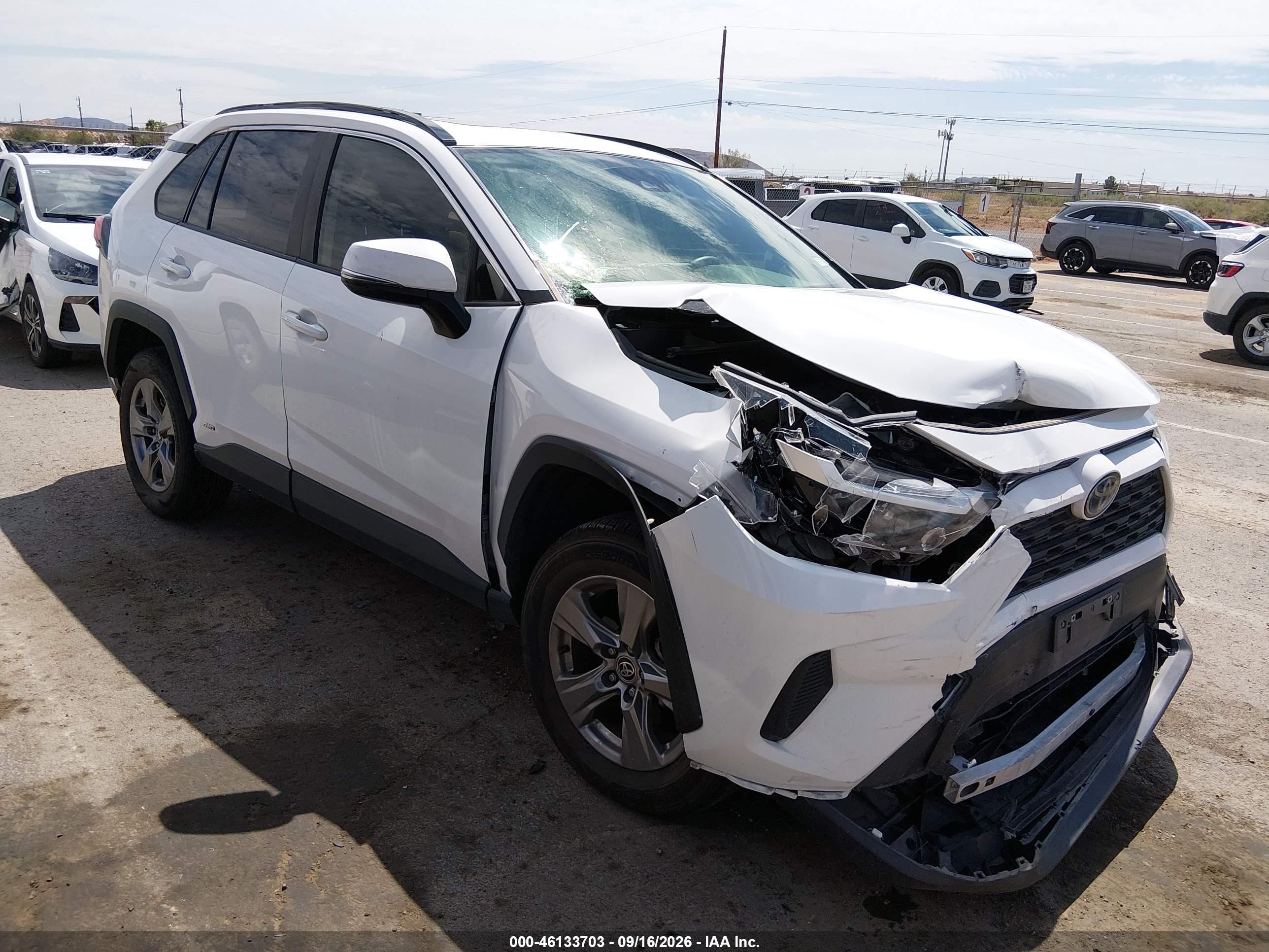 2023 Toyota RAV4 Hybrid VIN JTMRWRFVXPD180765 — IAAI salvage auction photo