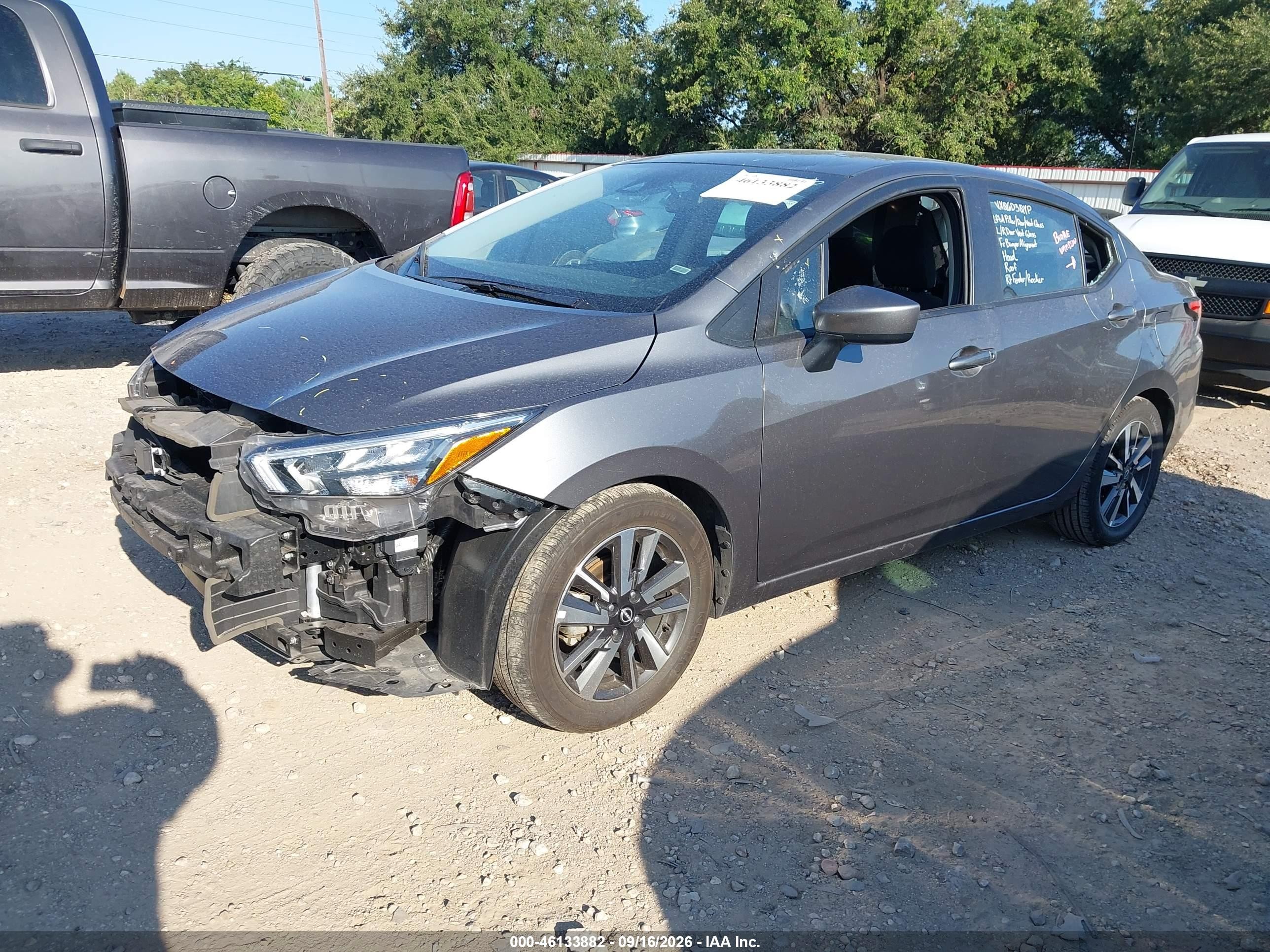 2025 Nissan Versa VIN 3N1CN8EV4SL838493 IAAI salvage auction — Front End, Enterprise Vehicles Clear Only (Florida), sold $8,200 on 2026-09-23 (photo 2)