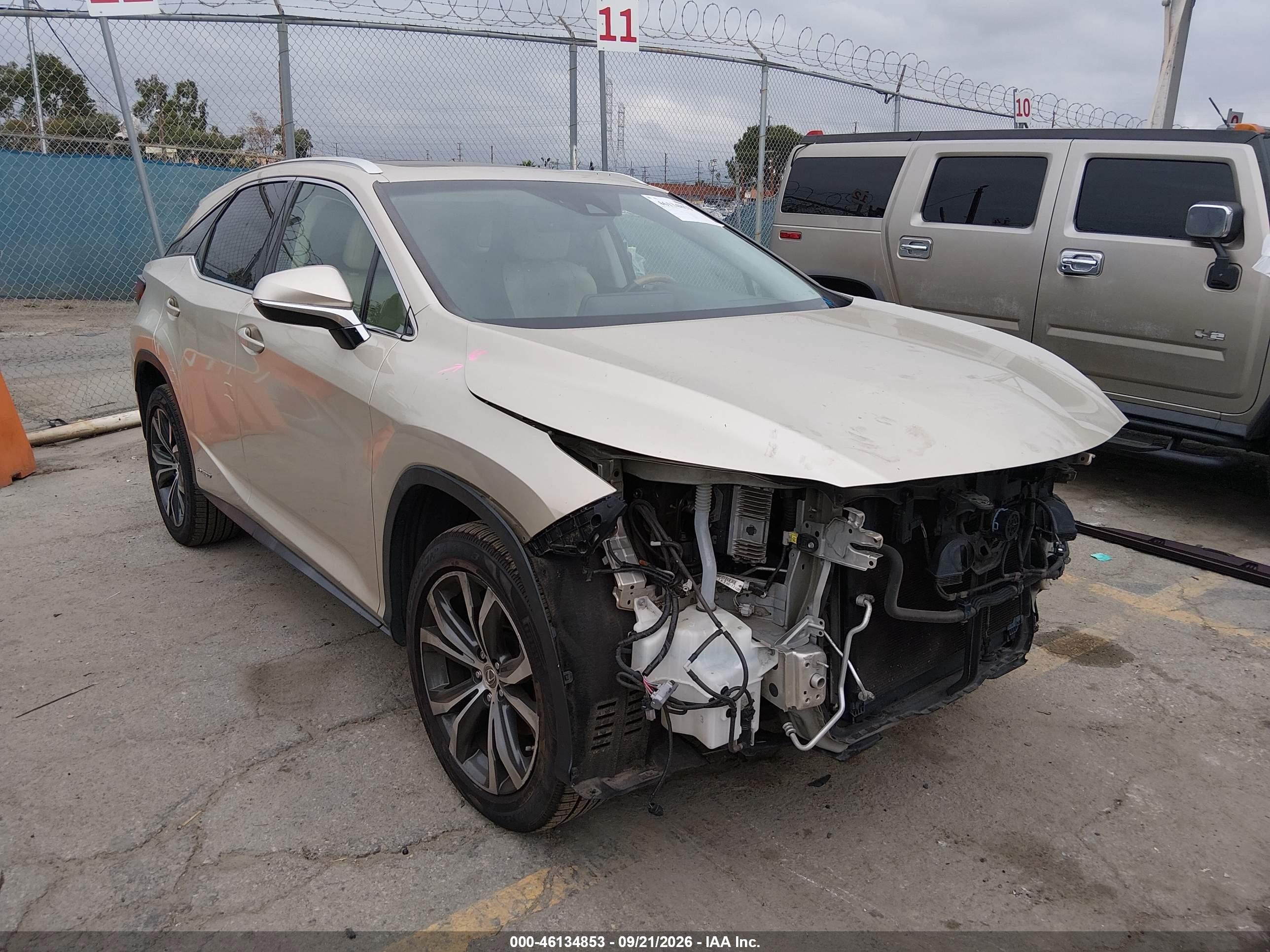 2017 Lexus RX 450h VIN 2T2BGMCA1HC020206 — IAAI salvage auction photo