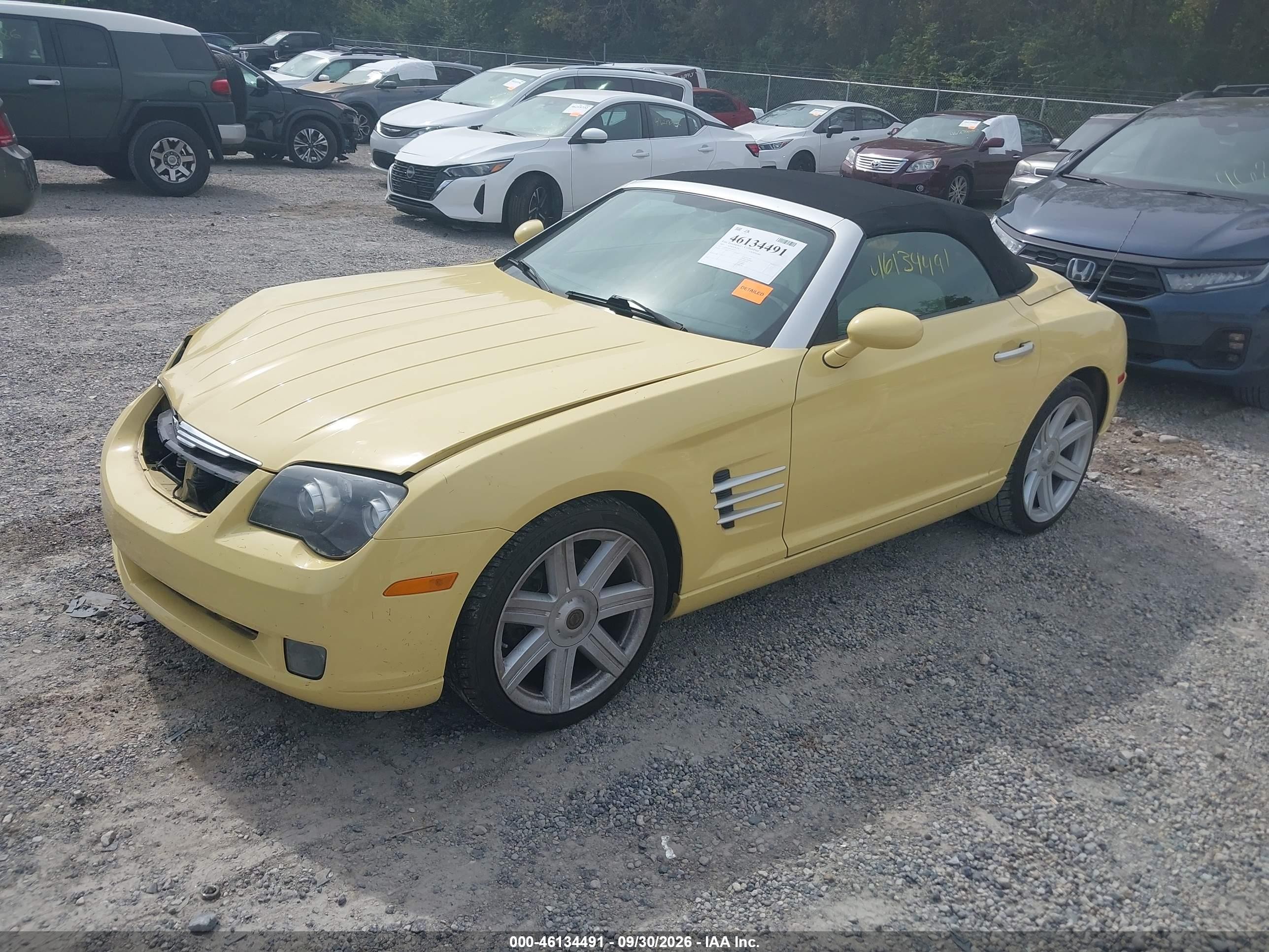 2005 Chrysler Crossfire VIN 1C3AN65L85X055617 IAAI salvage auction — Front End, Salvage (Ohio), sold $1,200 on 2026-10-08 (photo 2)