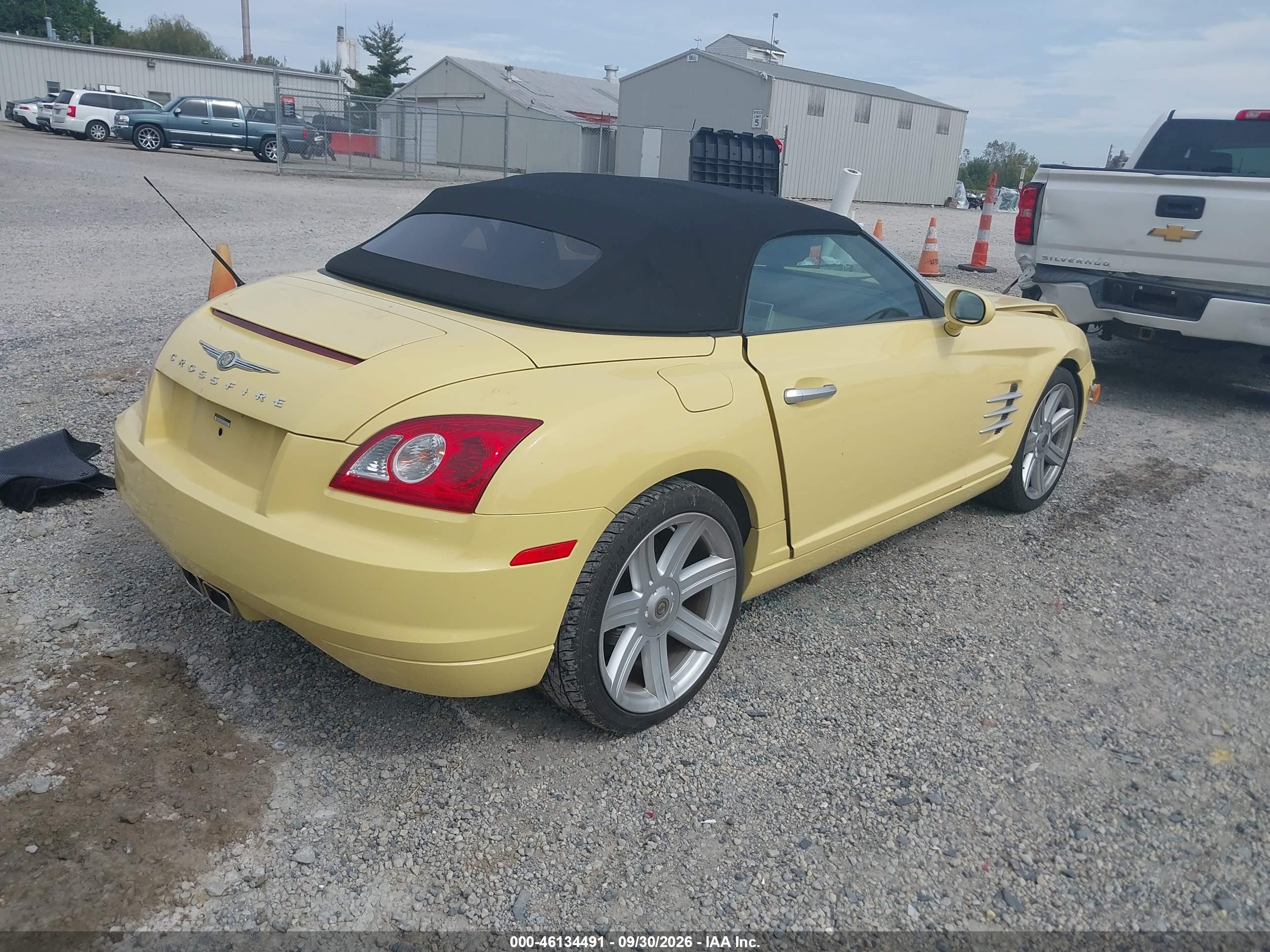 2005 Chrysler Crossfire VIN 1C3AN65L85X055617 IAAI salvage auction — Front End, Salvage (Ohio), sold $1,200 on 2026-10-08 (photo 4)