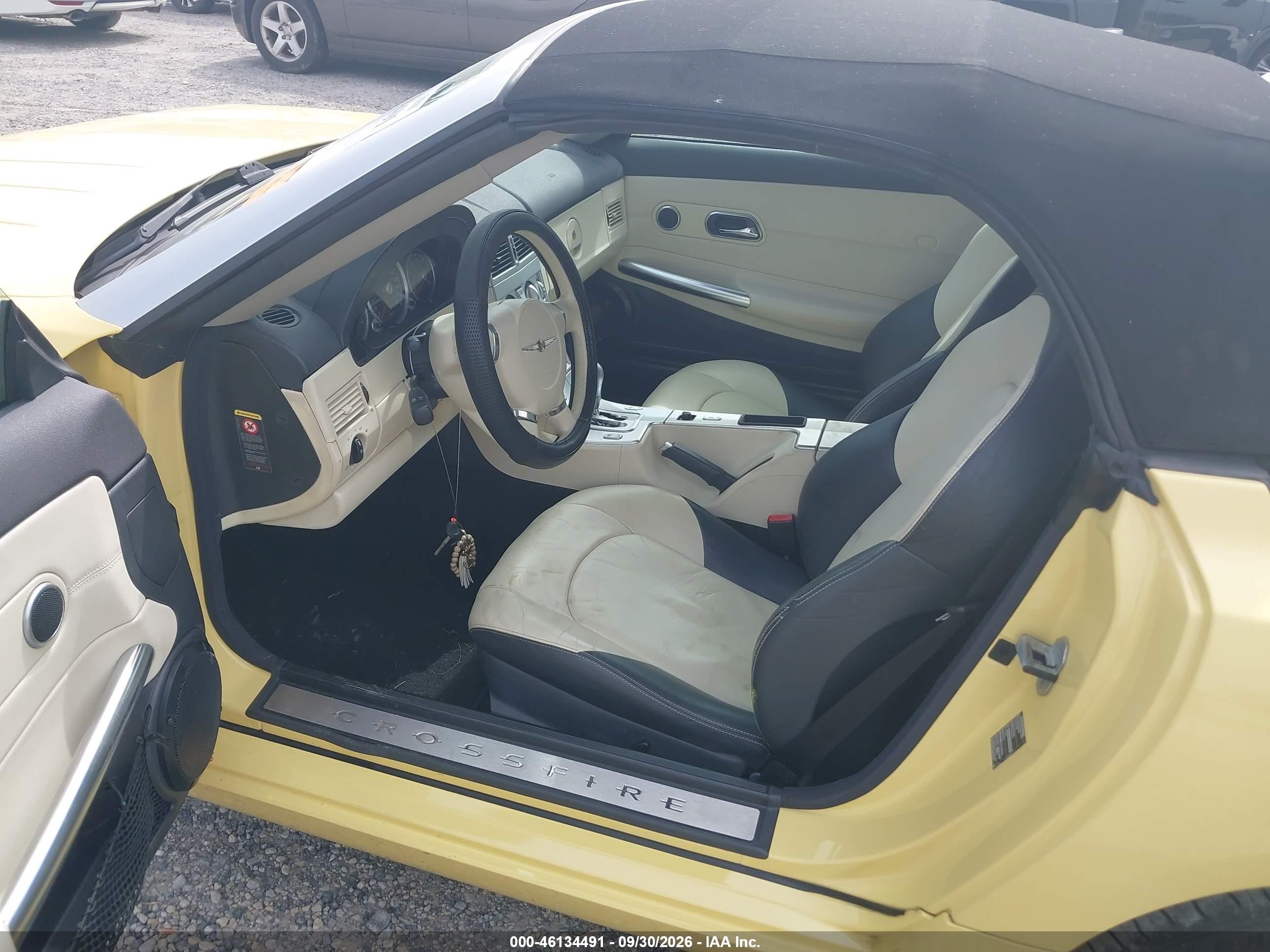 2005 Chrysler Crossfire VIN 1C3AN65L85X055617 IAAI salvage auction — Front End, Salvage (Ohio), sold $1,200 on 2026-10-08 (photo 5)