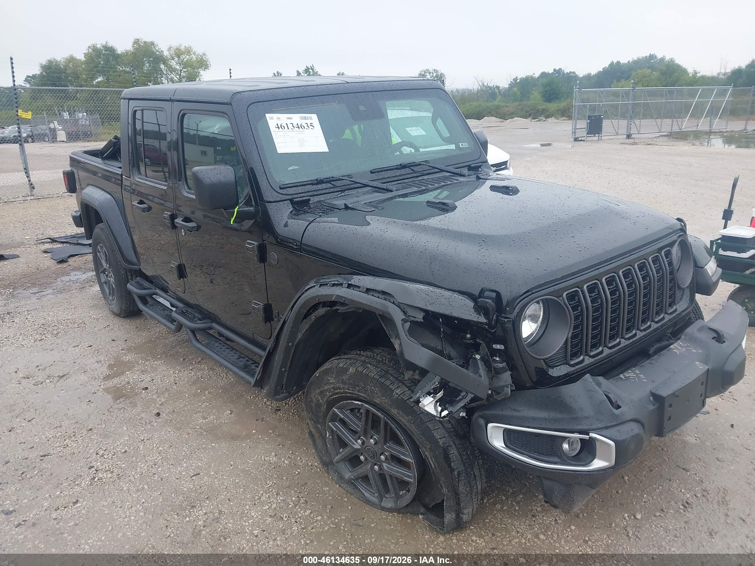 2024 Jeep Gladiator VIN 1C6HJTAG6RL128386 — IAAI salvage auction photo