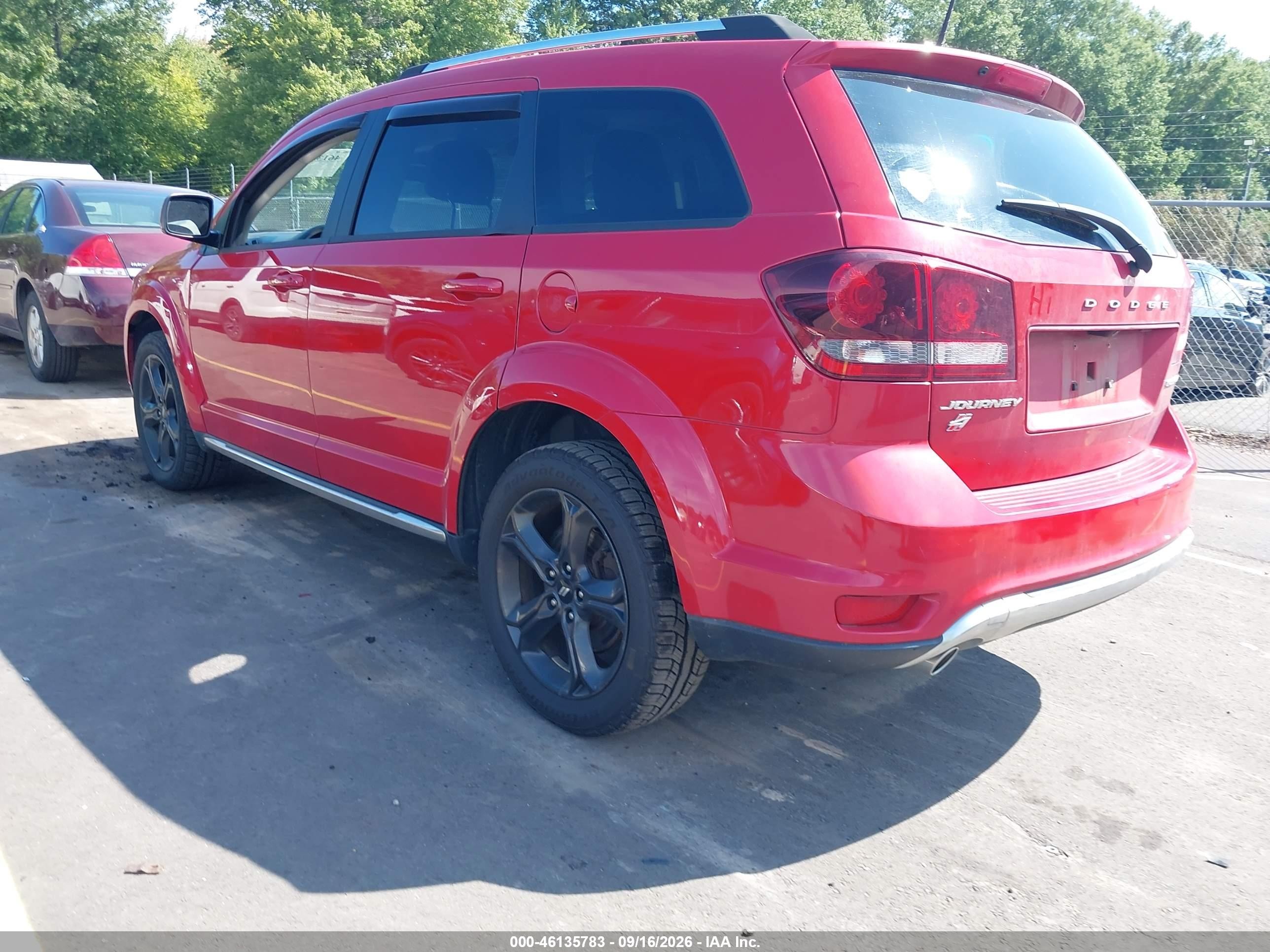 2018 Dodge Journey VIN 3C4PDDGG8JT516592 IAAI salvage auction — Normal Wear, Clear (Connecticut), sold $1,100 on 2026-09-22 (photo 3)