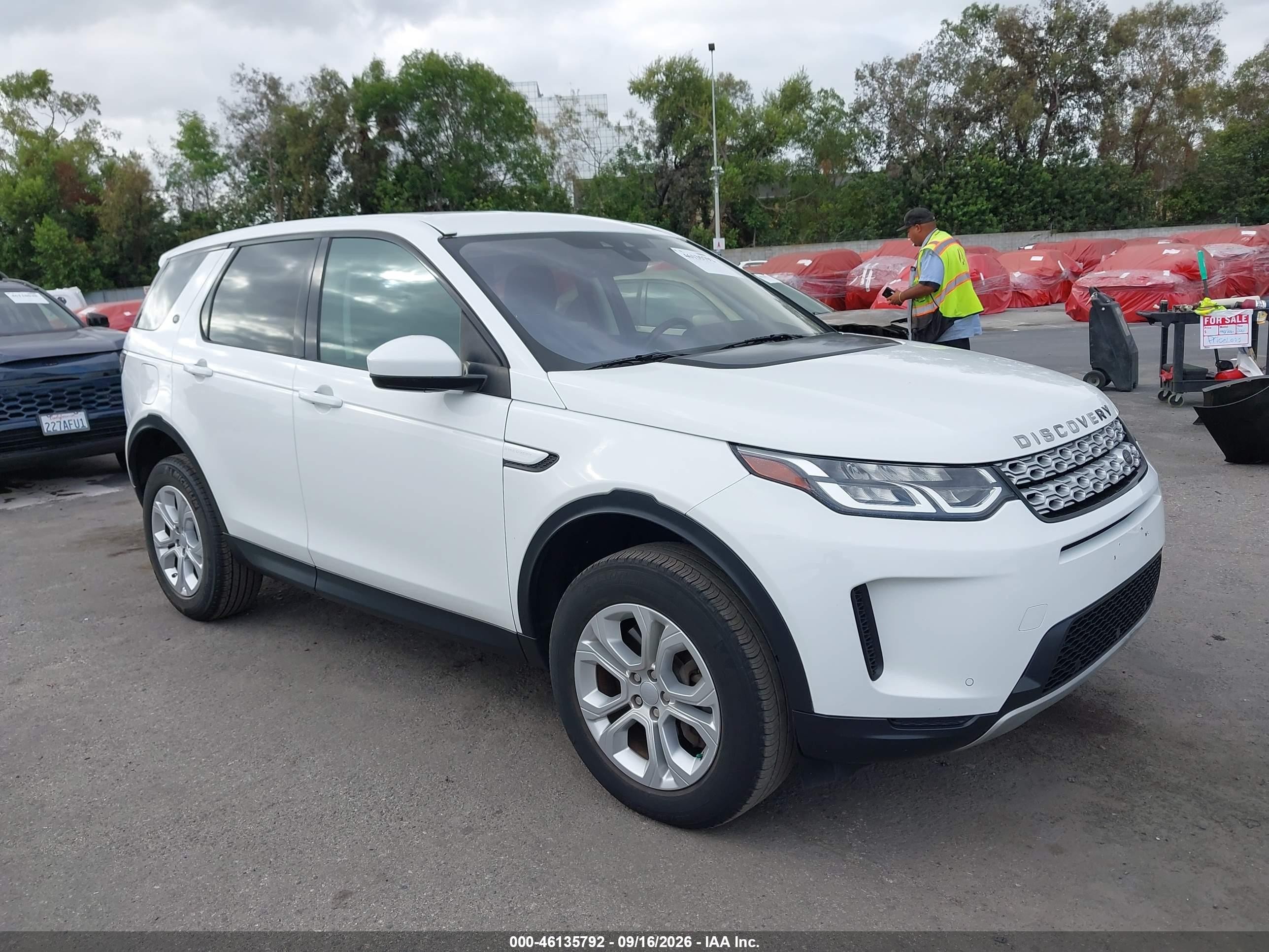 2020 Land Rover Discovery Sport VIN SALCK2FXXLH849946 — IAAI salvage auction photo