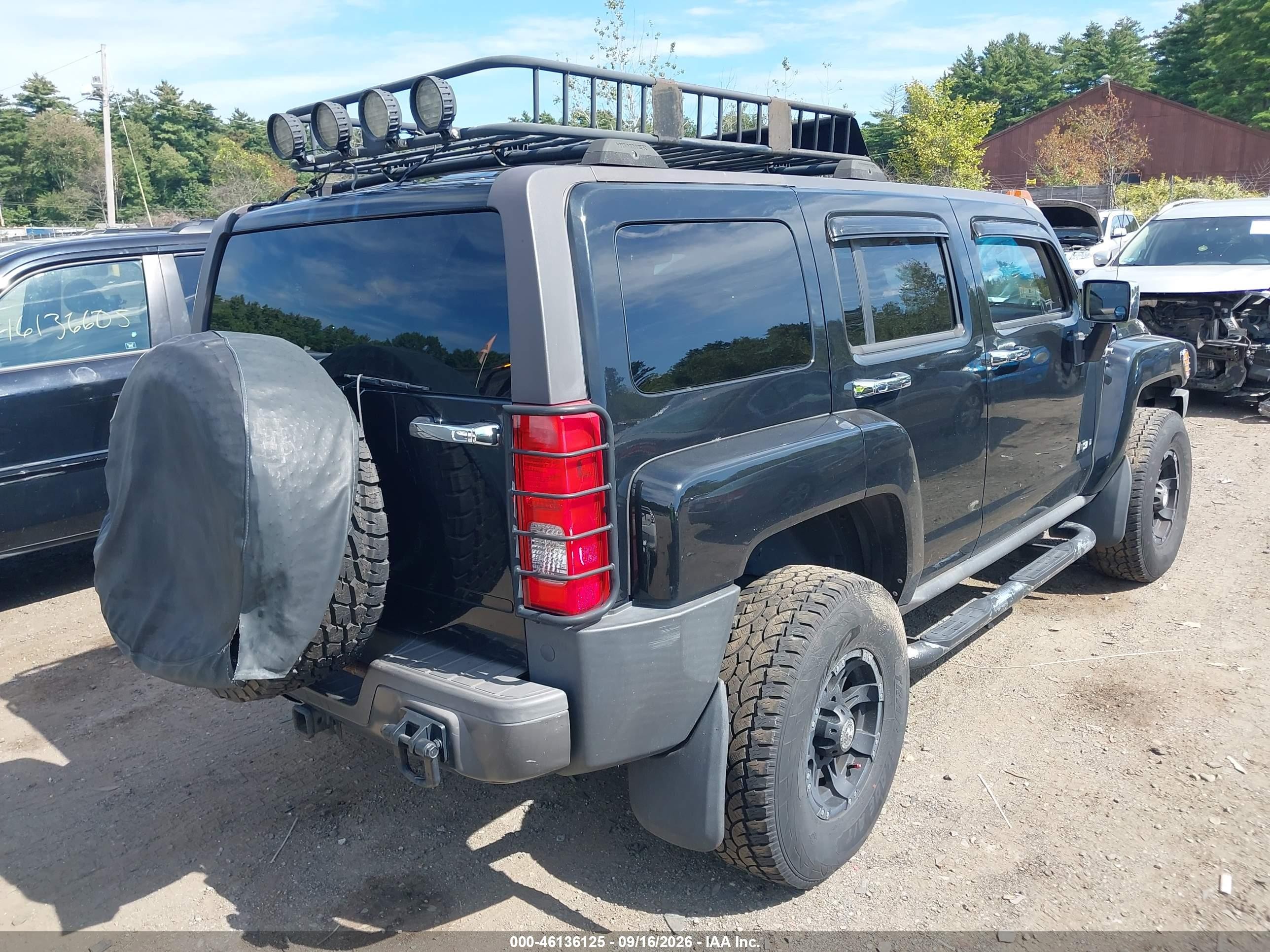 2006 Hummer H3 VIN 5GTDN136768170397 IAAI salvage auction — Side, Clear (Massachusetts), sold $800 on 2026-09-23 (photo 4)