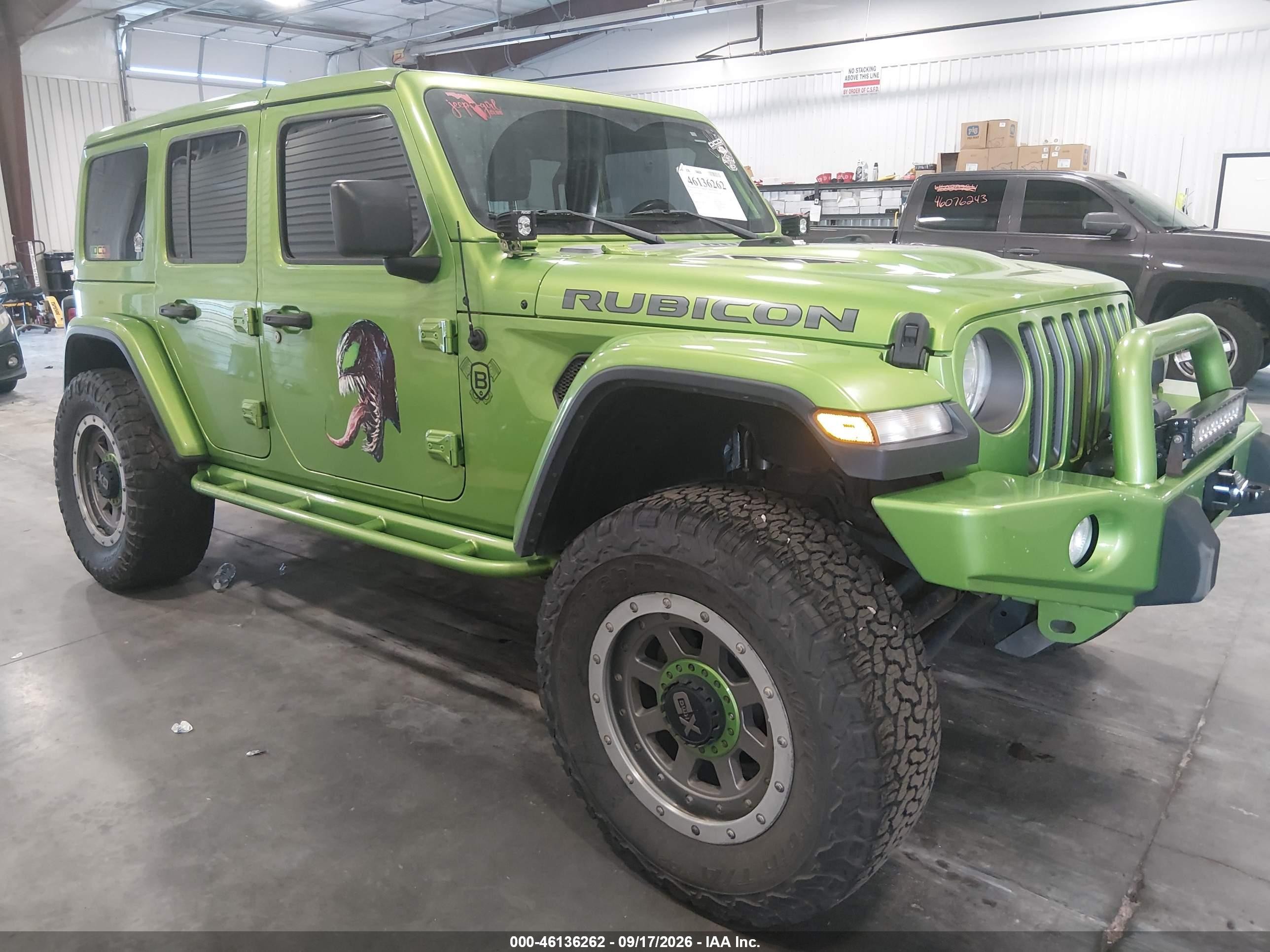 2018 Jeep Wrangler Unlimited VIN 1C4HJXFG8JW242112 — IAAI salvage auction photo
