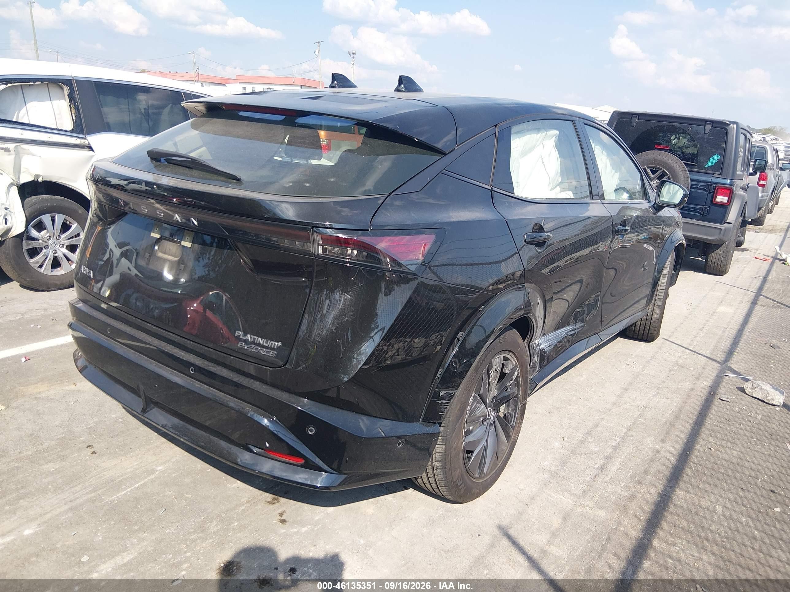 2023 Nissan Ariya VIN JN1DF0CD3PM709932 IAAI salvage auction — Rear End, Salvage (Tennessee), sold $18,300 on 2026-10-14 (photo 4)