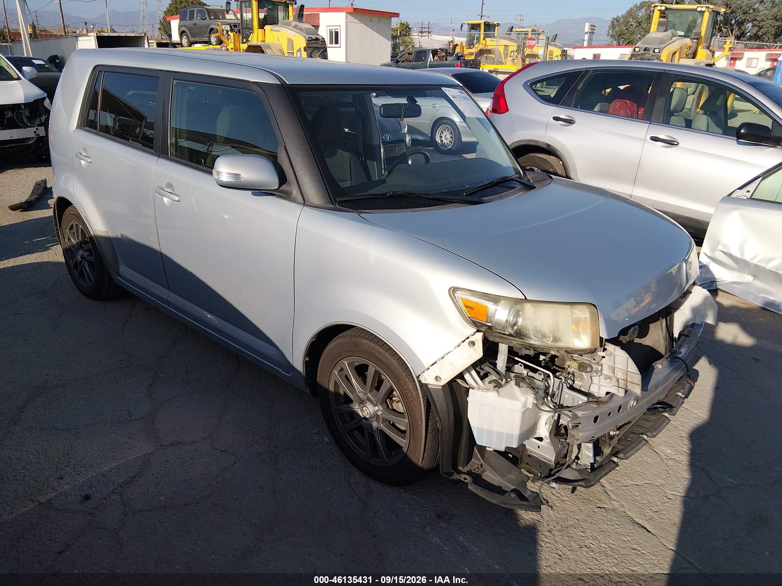 2013 Scion xB VIN JTLZE4FE0DJ040232 IAAI salvage auction — Front & Rear, Salvage (California), sold $1,250 on 2026-09-25 (photo 1)