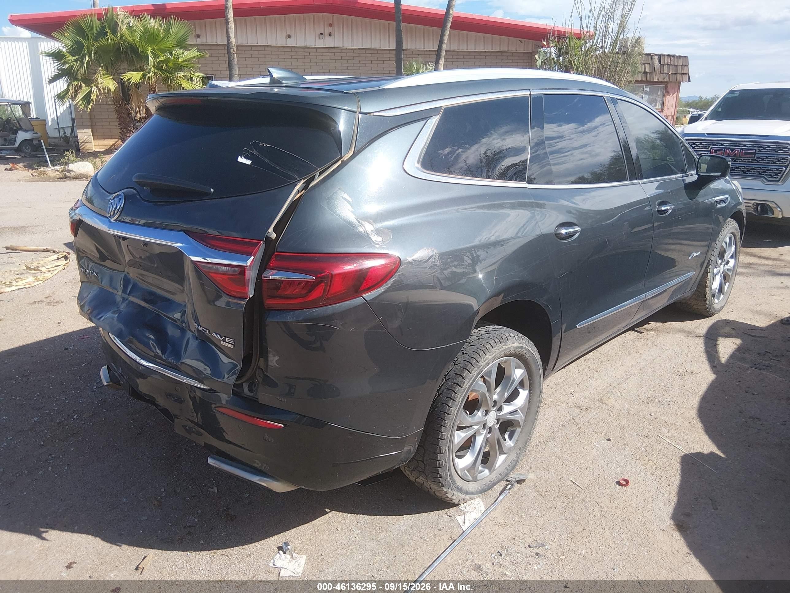 2018 Buick Enclave Avenir VIN 5GAEVCKW8JJ226164 IAAI salvage auction — Rear End, Salvage (Arizona), sold $2,500 on 2026-09-22 (photo 4)