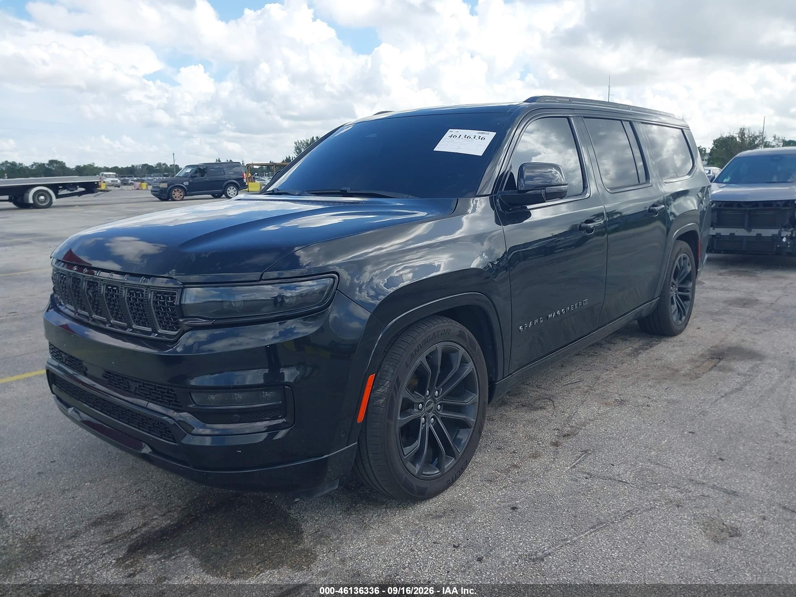 2024 Jeep Grand Wagoneer VIN 1C4SJSFP5RS144859 IAAI salvage auction — Rear End, Enterprise Vehicles Clear Only (Florida), sold $30,500 on 2026-09-23 (photo 2)