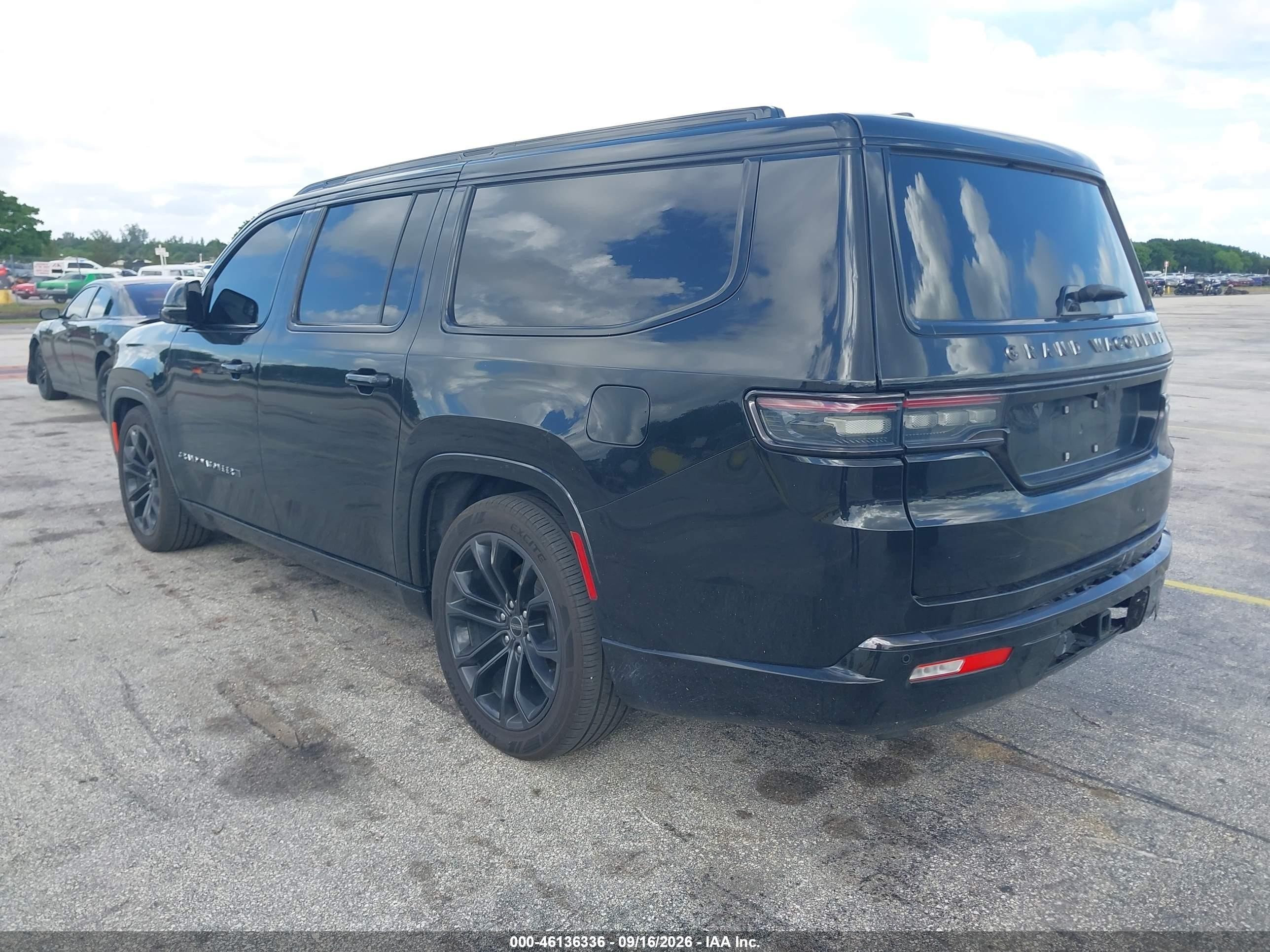 2024 Jeep Grand Wagoneer VIN 1C4SJSFP5RS144859 IAAI salvage auction — Rear End, Enterprise Vehicles Clear Only (Florida), sold $30,500 on 2026-09-23 (photo 3)
