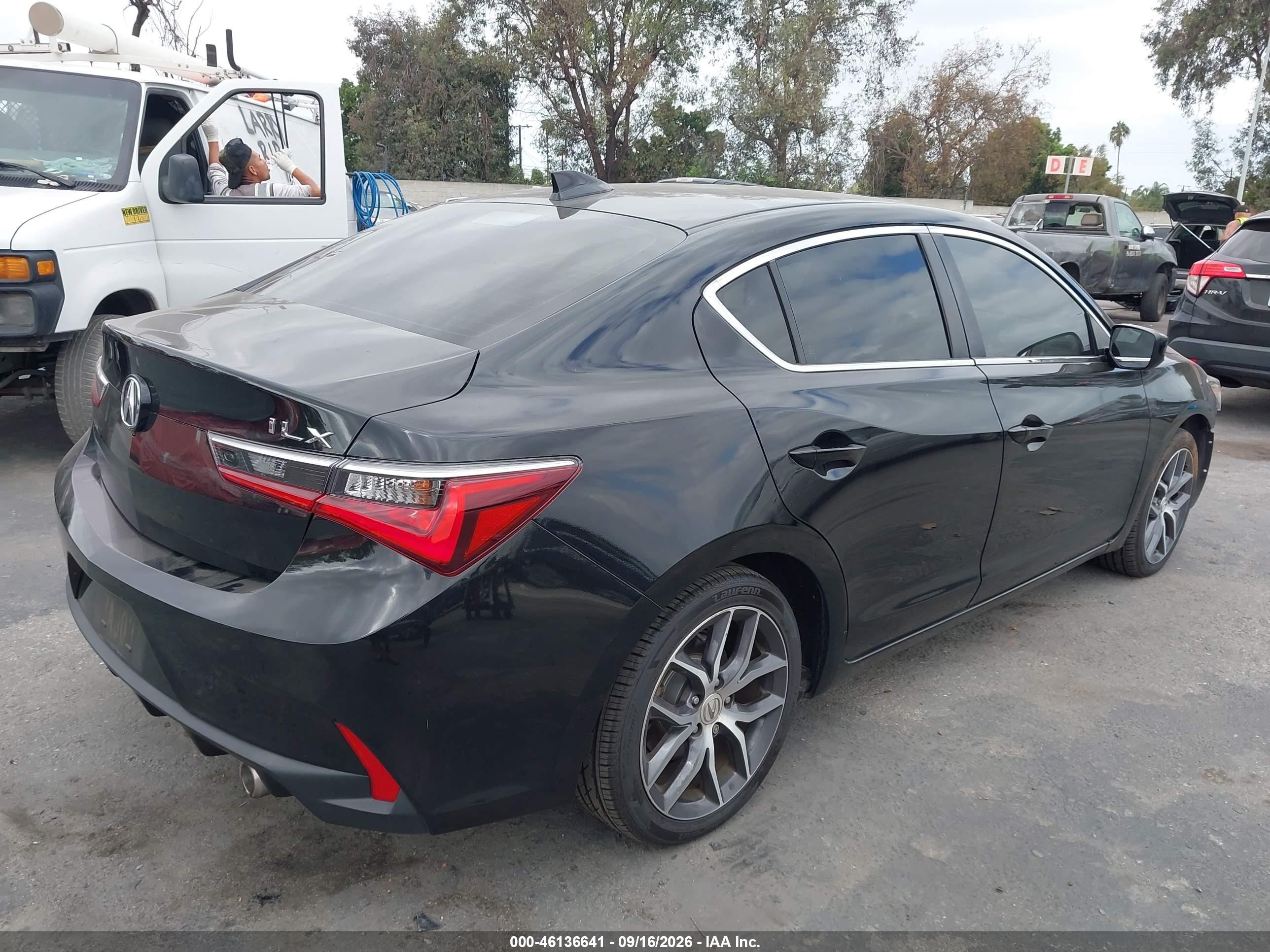 2022 Acura ILX VIN 19UDE2F75NA002297 IAAI salvage auction — Front End, Salvage (California), sold $6,800 on 2026-09-24 (photo 4)