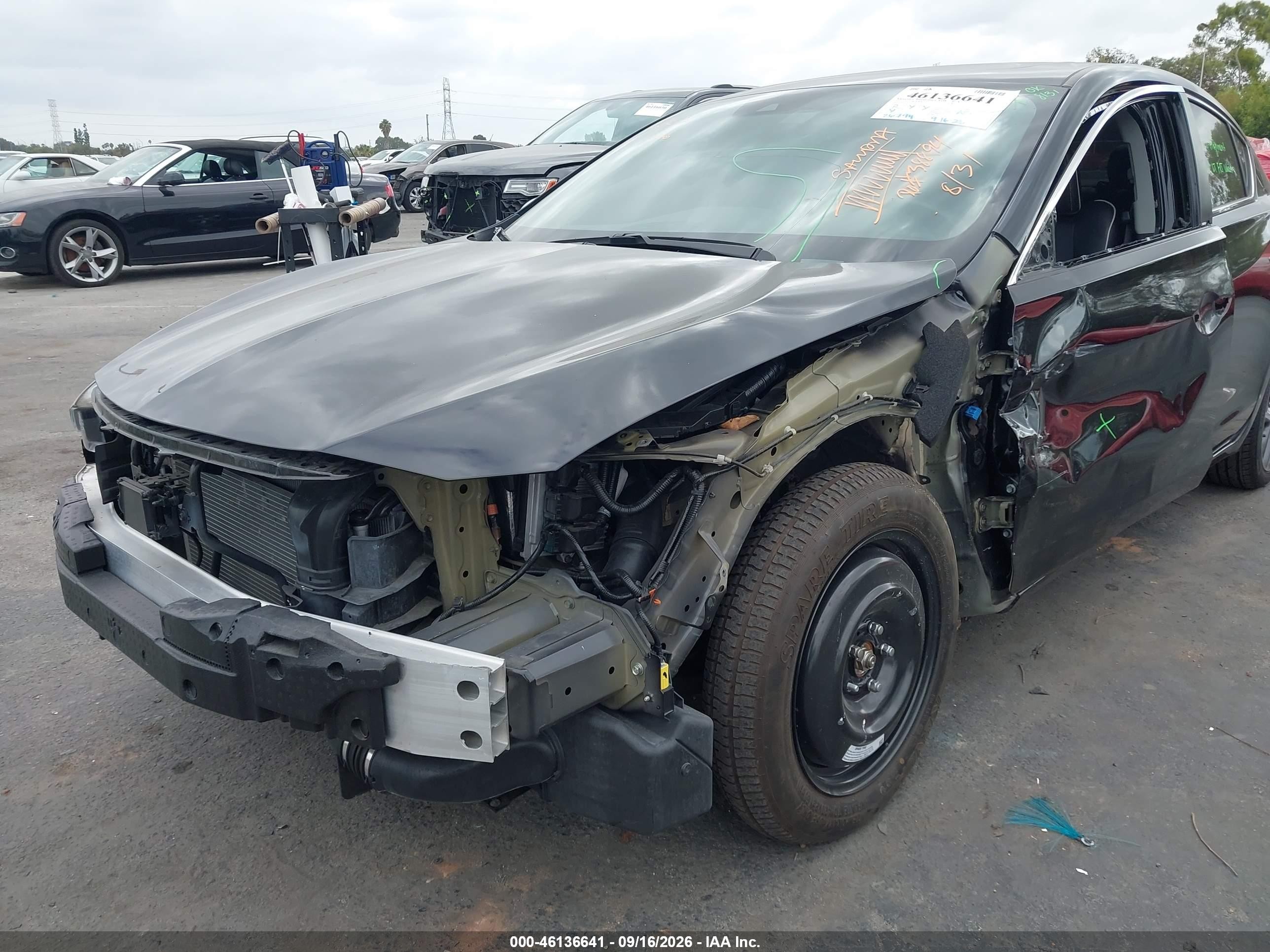 2022 Acura ILX VIN 19UDE2F75NA002297 IAAI salvage auction — Front End, Salvage (California), sold $6,800 on 2026-09-24 (photo 6)